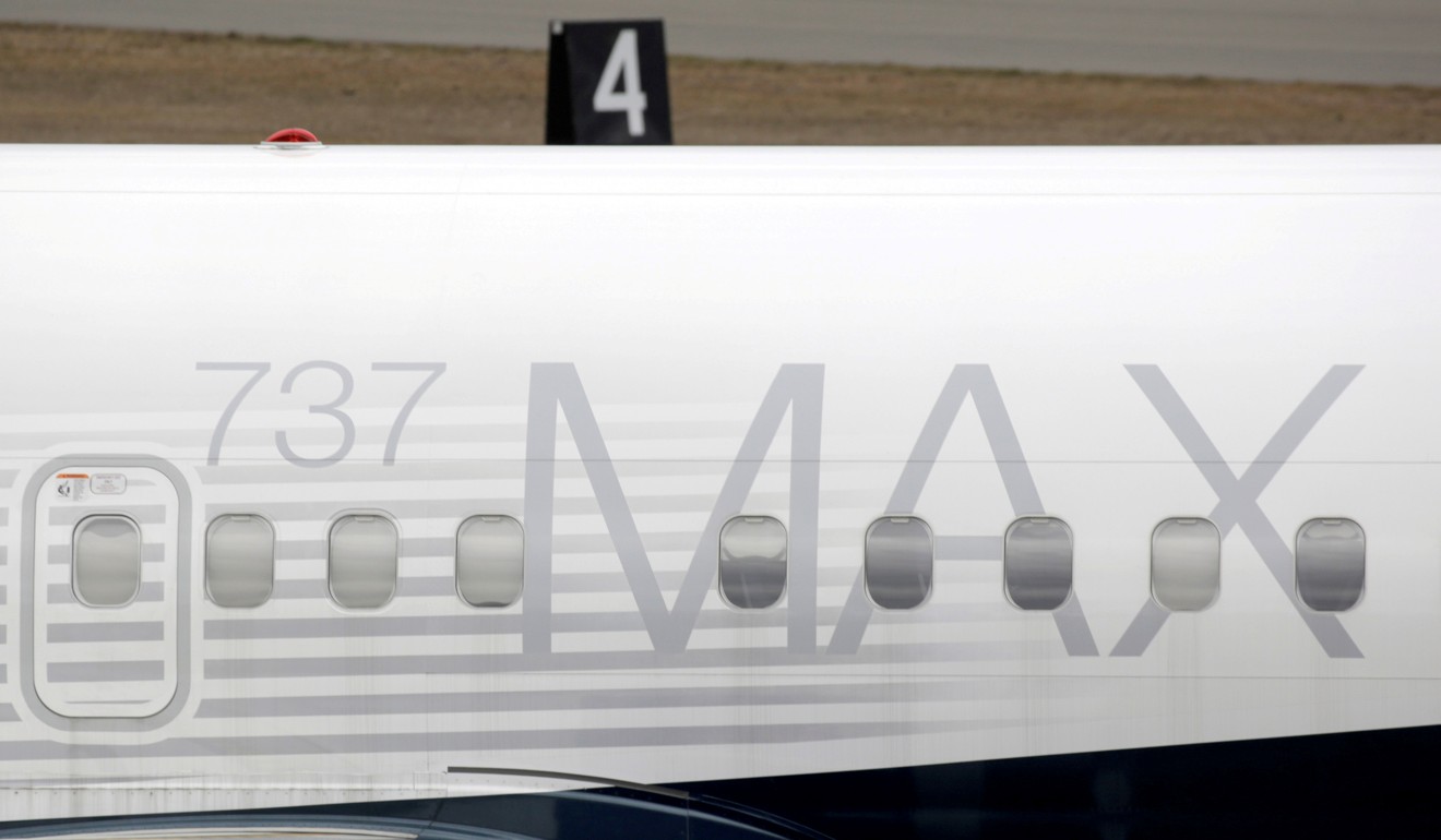 A 737 MAX 8 aircraft parked at a Boeing production facility in Renton, Washington on March 11, 2019. Photo: Reuters