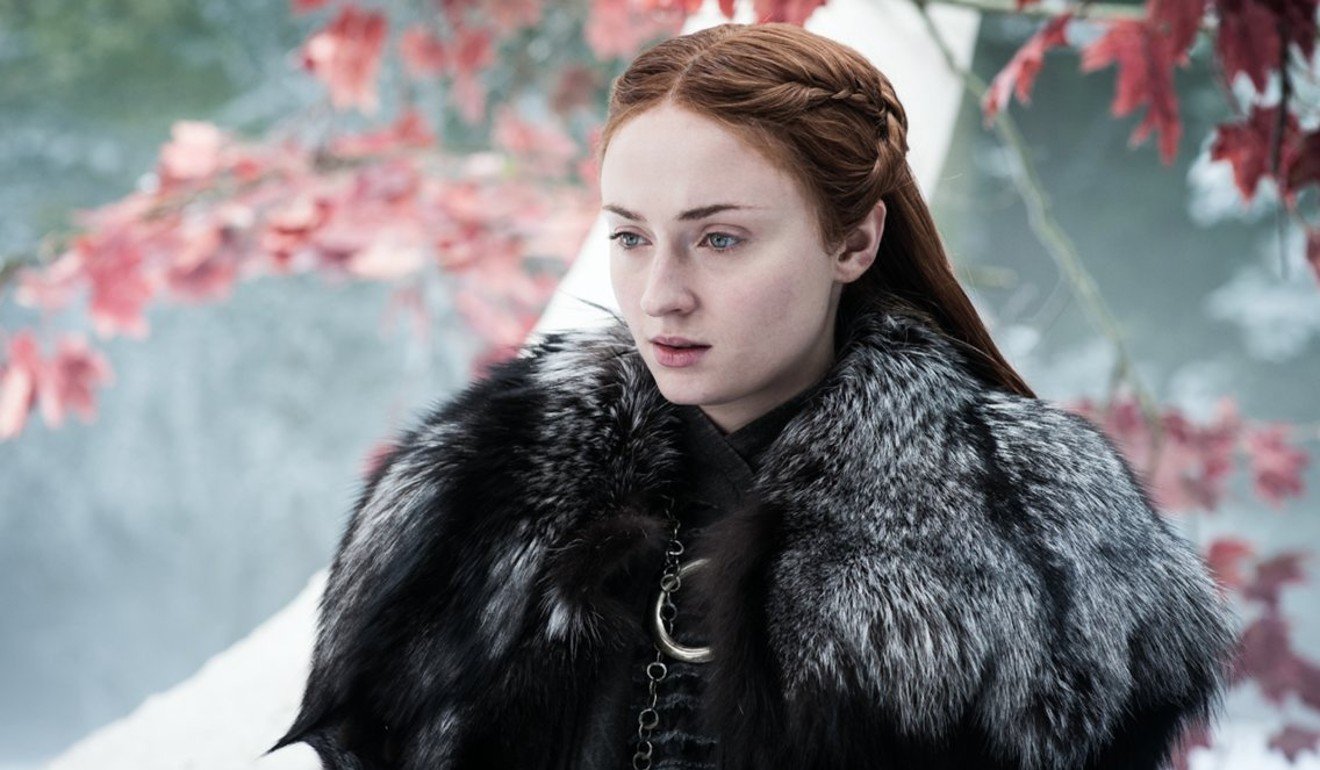 Sophie Turner said she is not worried that she earns far less than the likes of co-star Kit Harington. Photo: HBO