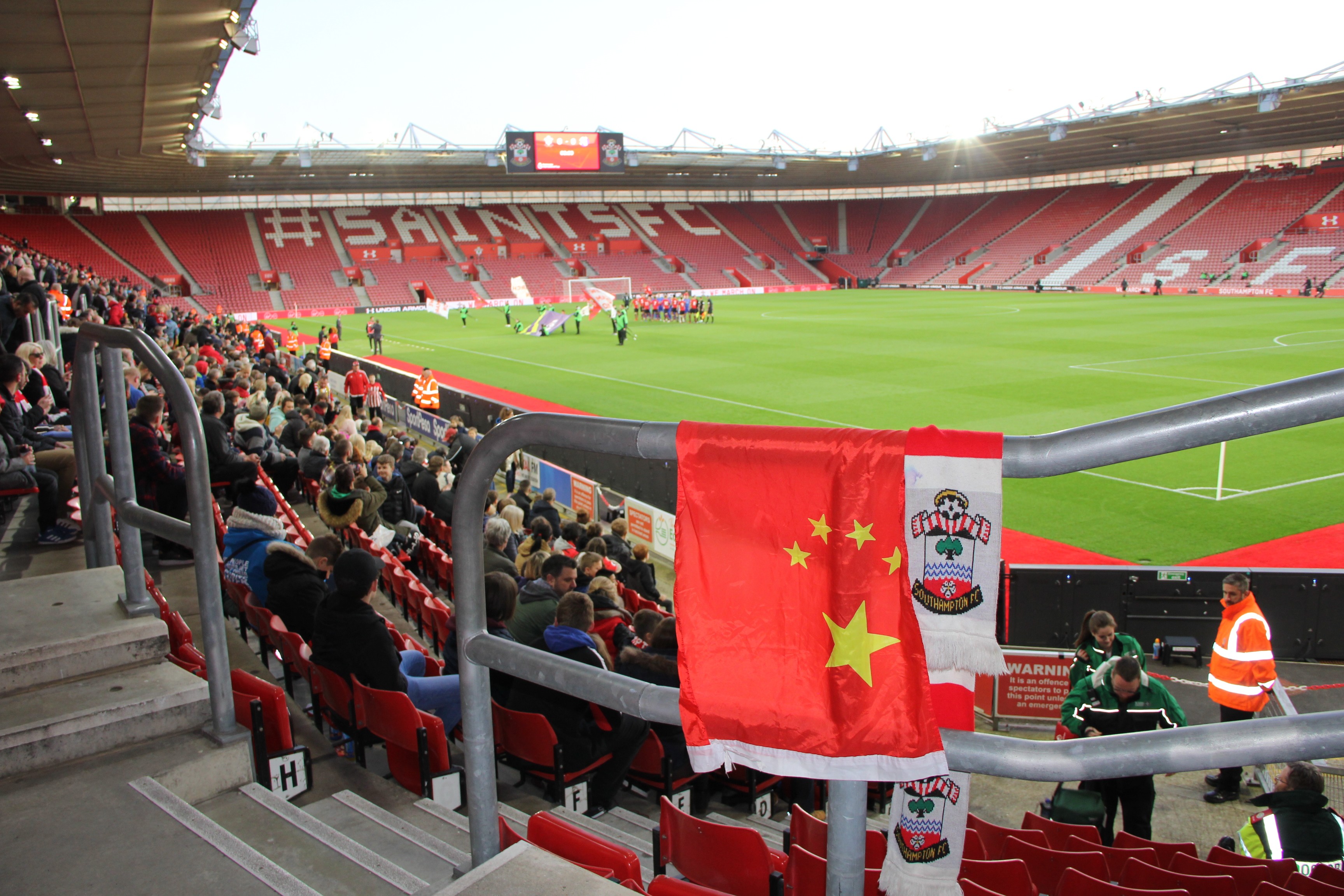 Southampton supporters are concerned about the Chinese ownership of their club. Photo: Peter Simpson
