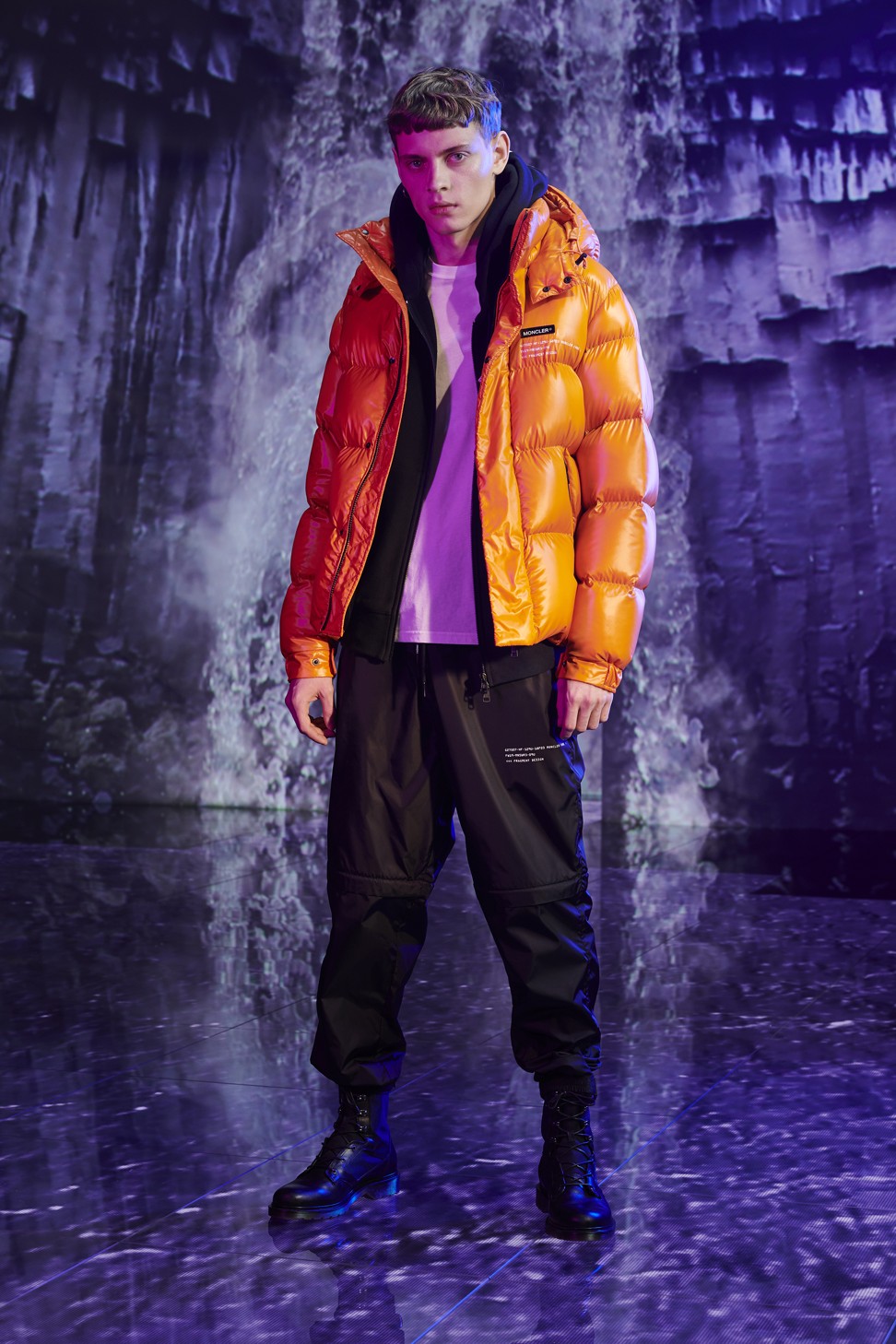 A look from Fujiwara’s collaboration with Moncler.