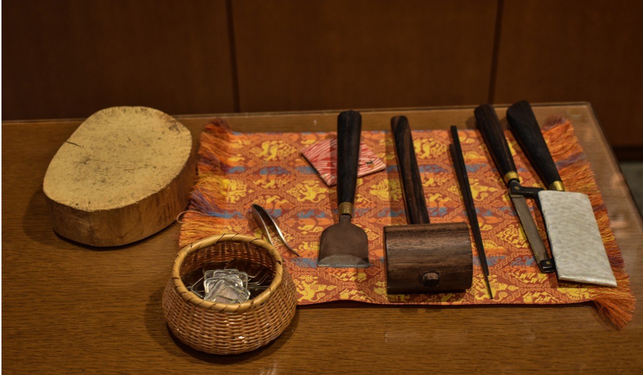 Incense preparation tools. Photo: Lucy Dayman