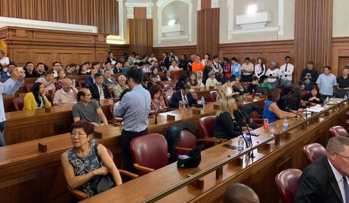 Supporters of The Chinese Association (TCA) in the court’s public gallery. Photo: Facebook/Proudly Chinese SA