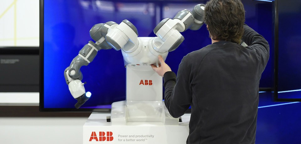 ABB is confident the use of robotics in China’s SME sector will grow in the double digits in the years to come. Photo: AFP