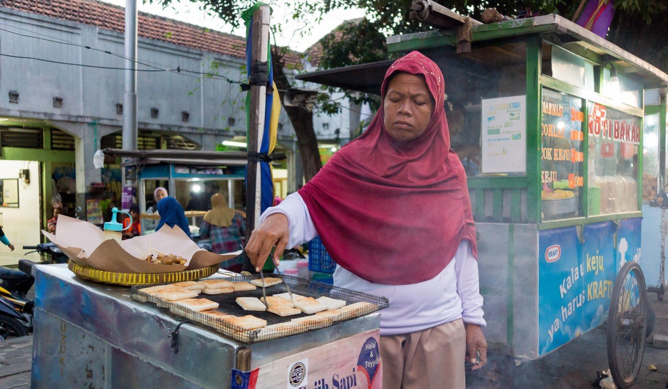 Street food in Yogyakarta, Indonesia.