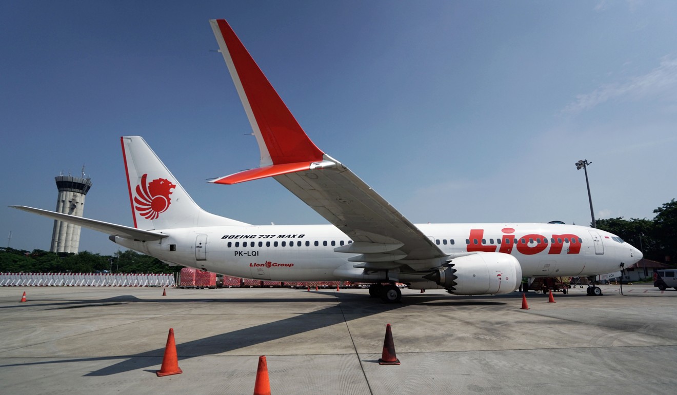 A grounded Lion Air Boeing Co. 737 Max 8 aircraft. Photo: Bloomberg