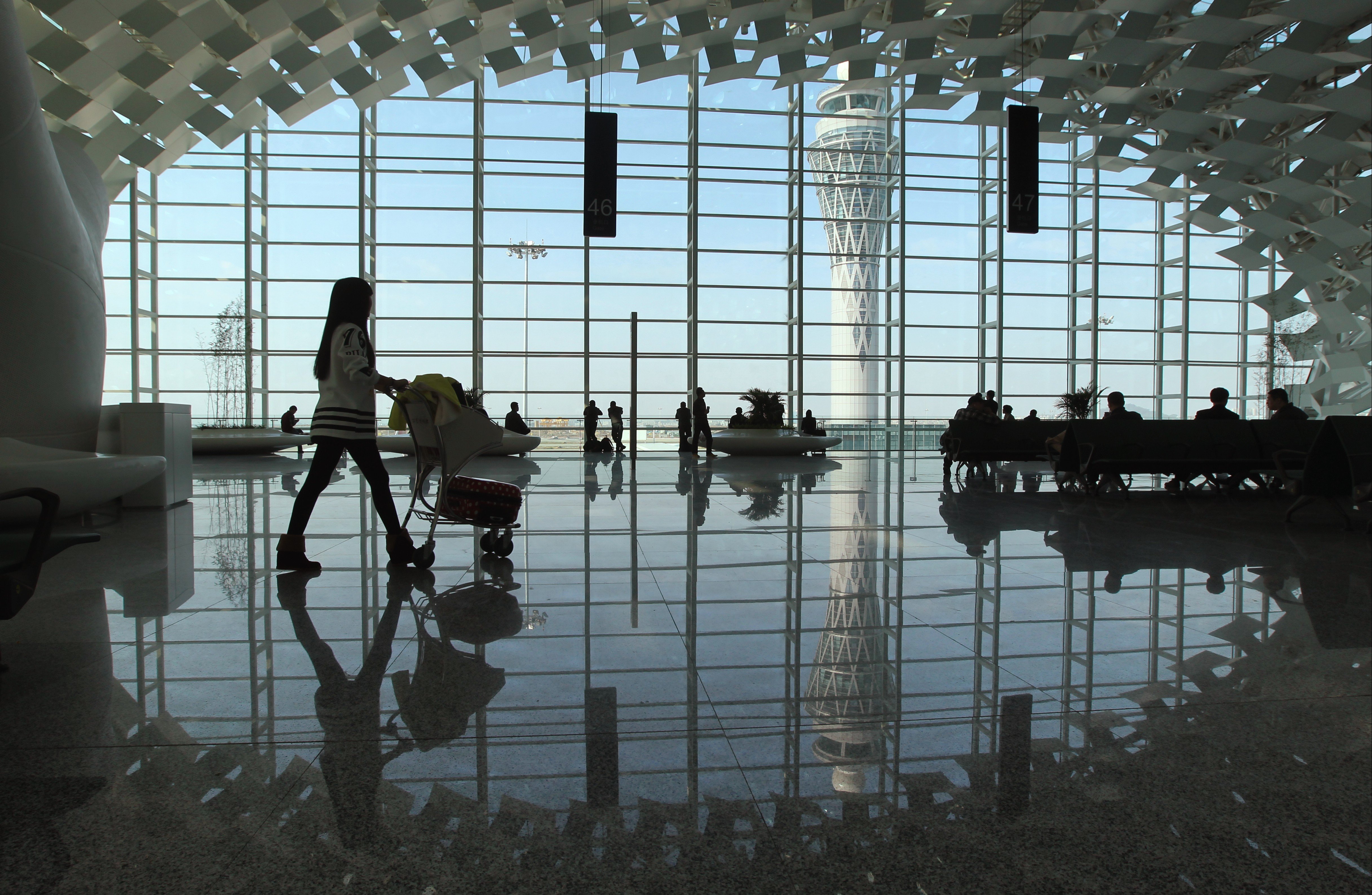 Shenzhen Bao’an International Airport will add a third runway. Photo: Alamy