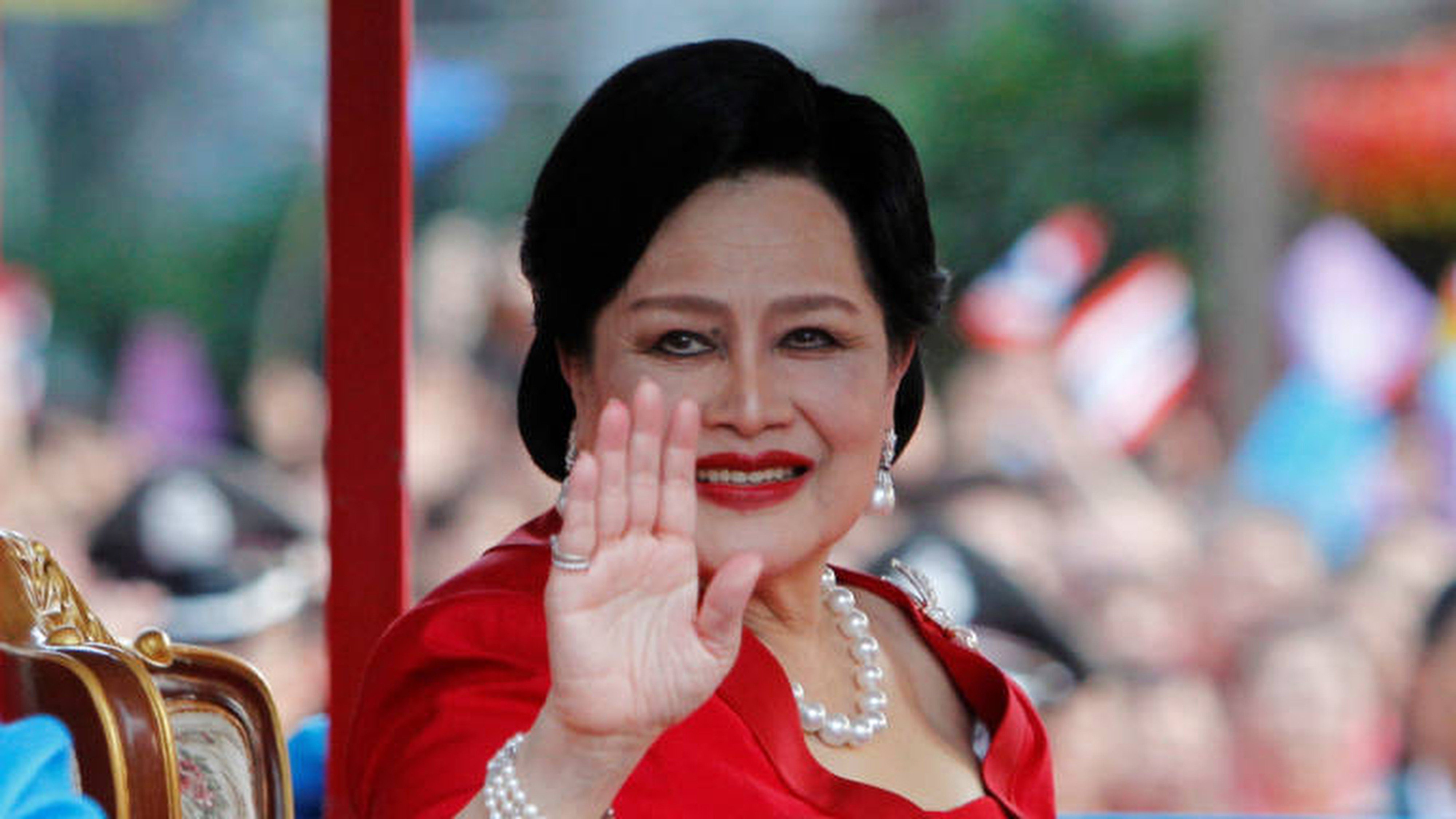 Queen Sirikit was admitted to hospital after developing a fever, the Royal Household Bureau said. Photo: Reuters