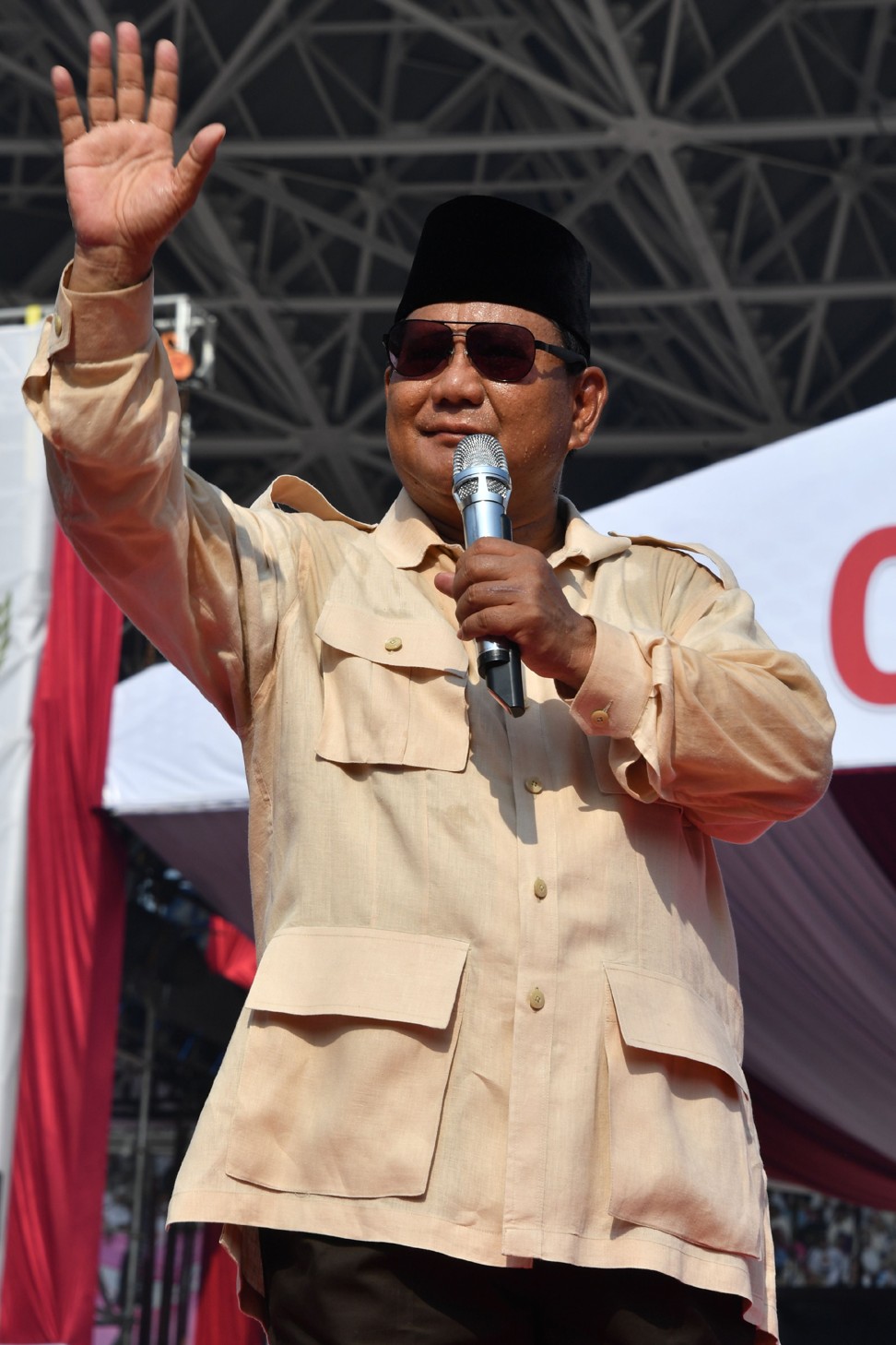Indonesian presidential candidate Prabowo Subianto. Photo: AFP