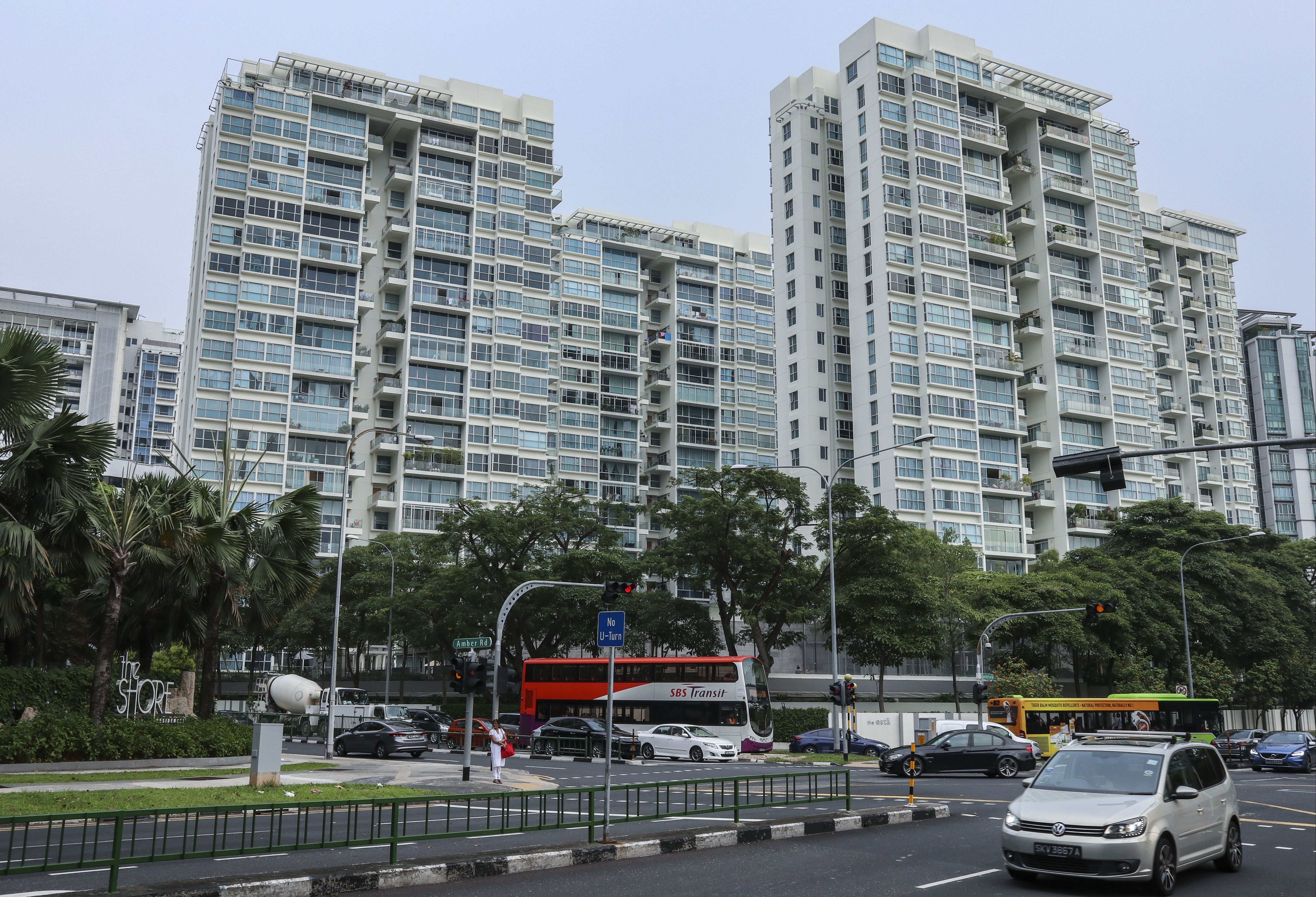 Residential buildings in Singapore, where some Chinese developers have been involved in the building of public housing projects and private condominiums. Photo: Roy Issa