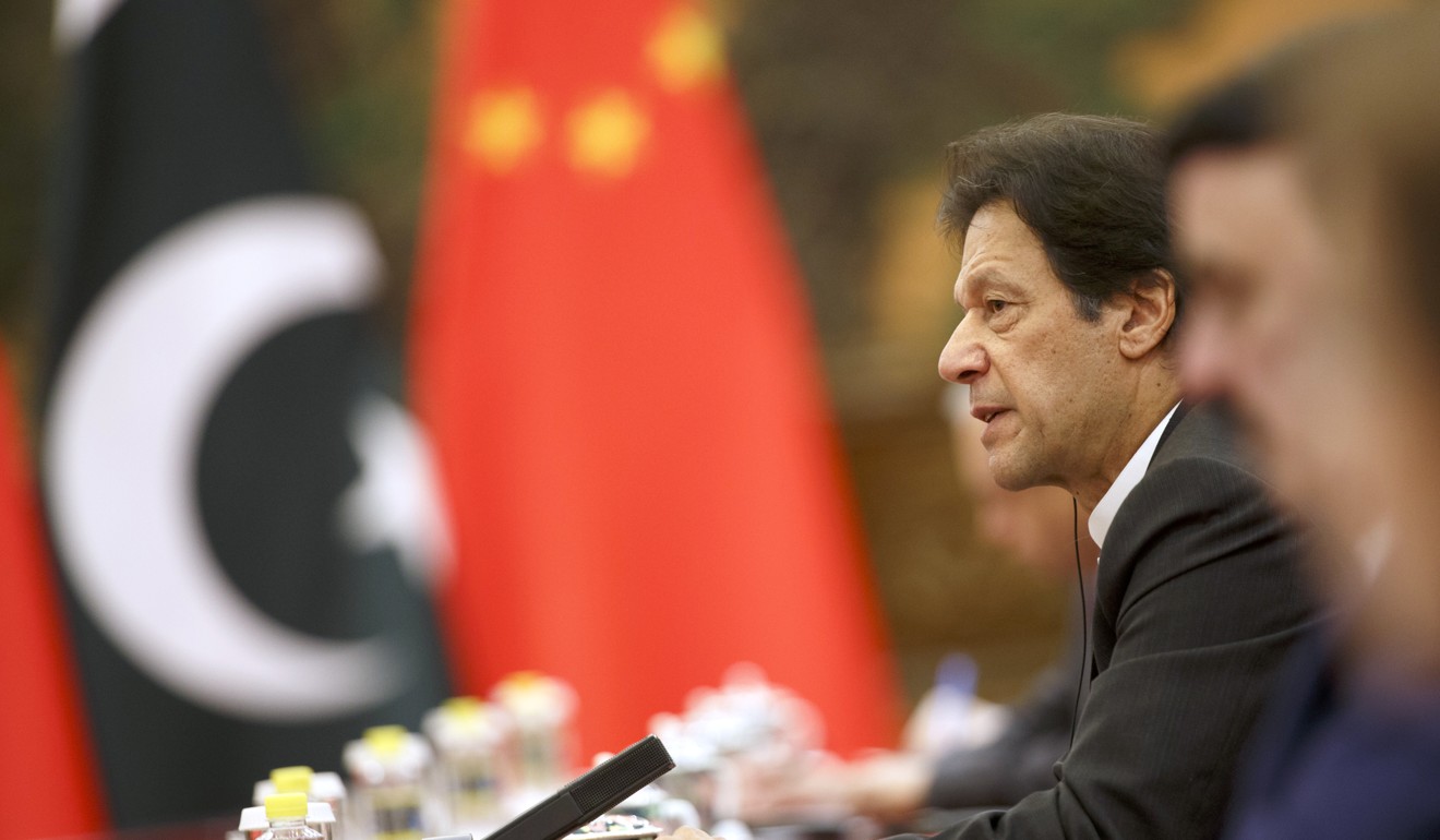 Pakistani Prime Minister Imran Khan attends talks with Chinese President Xi Jinping in Beijing in November. Photo: AP