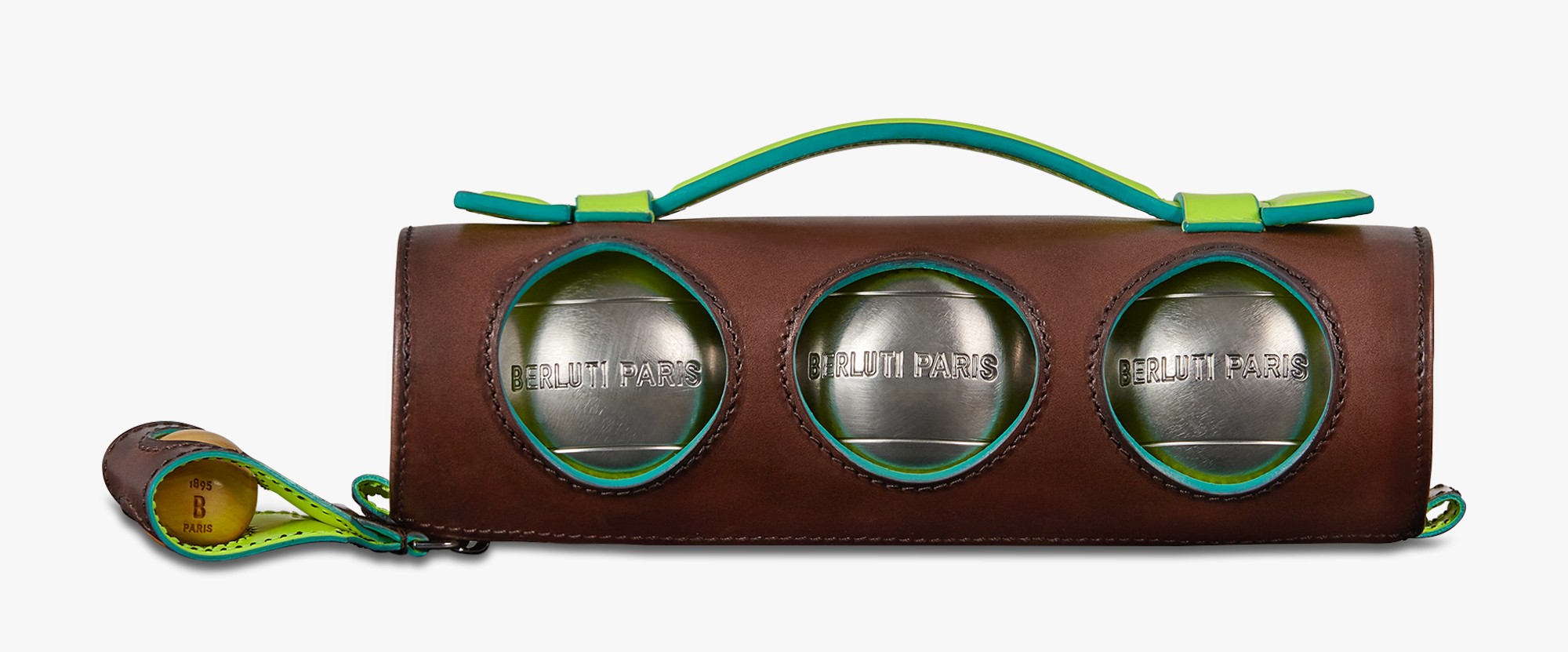 Berluti’s Pétanque case, containing France’s most traditional game, is great for sports lovers.