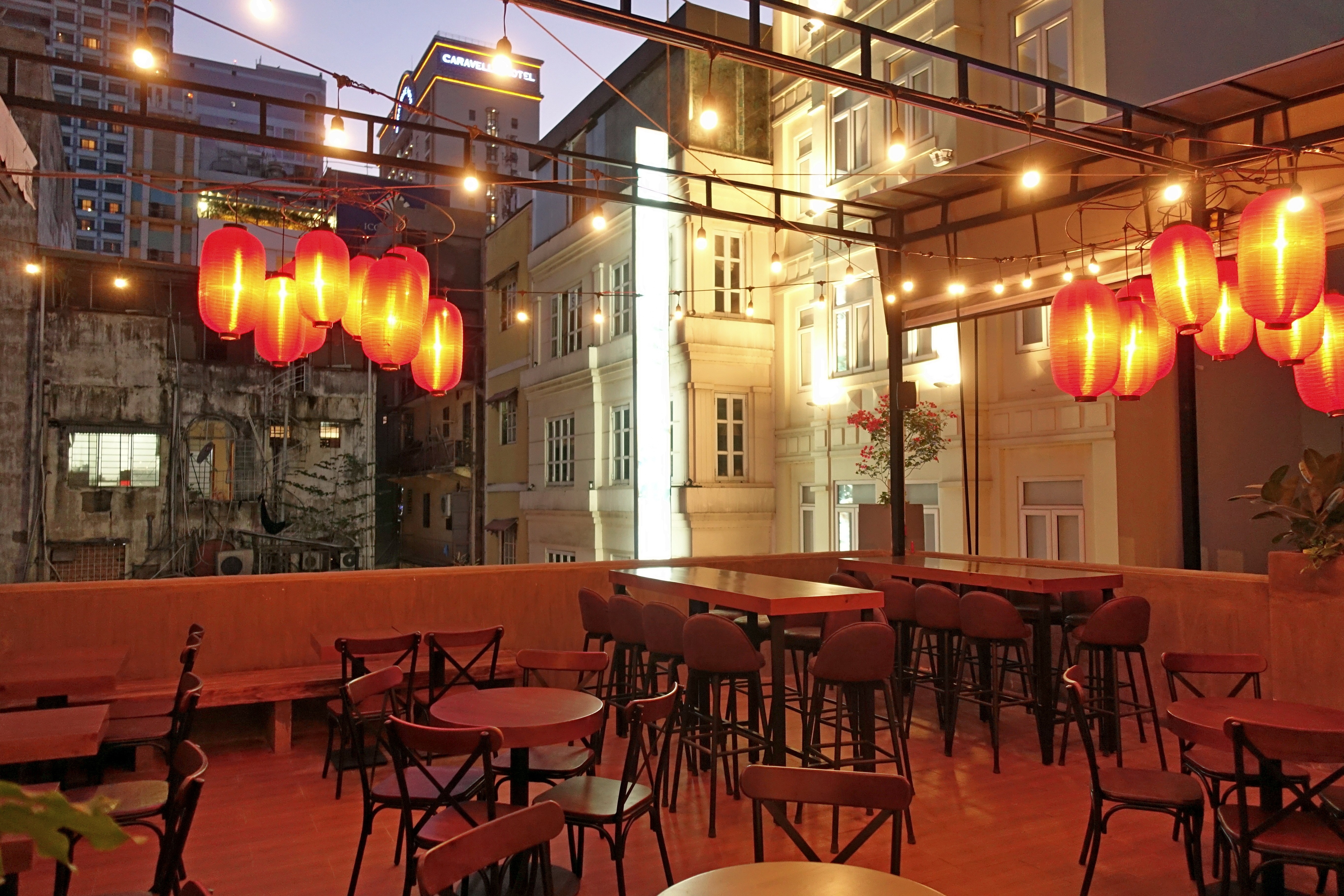 Knick Knack, in Ho Chi Minh City’s District 1, is a three-storey venue combining hip restaurant, bar and rooftop space.