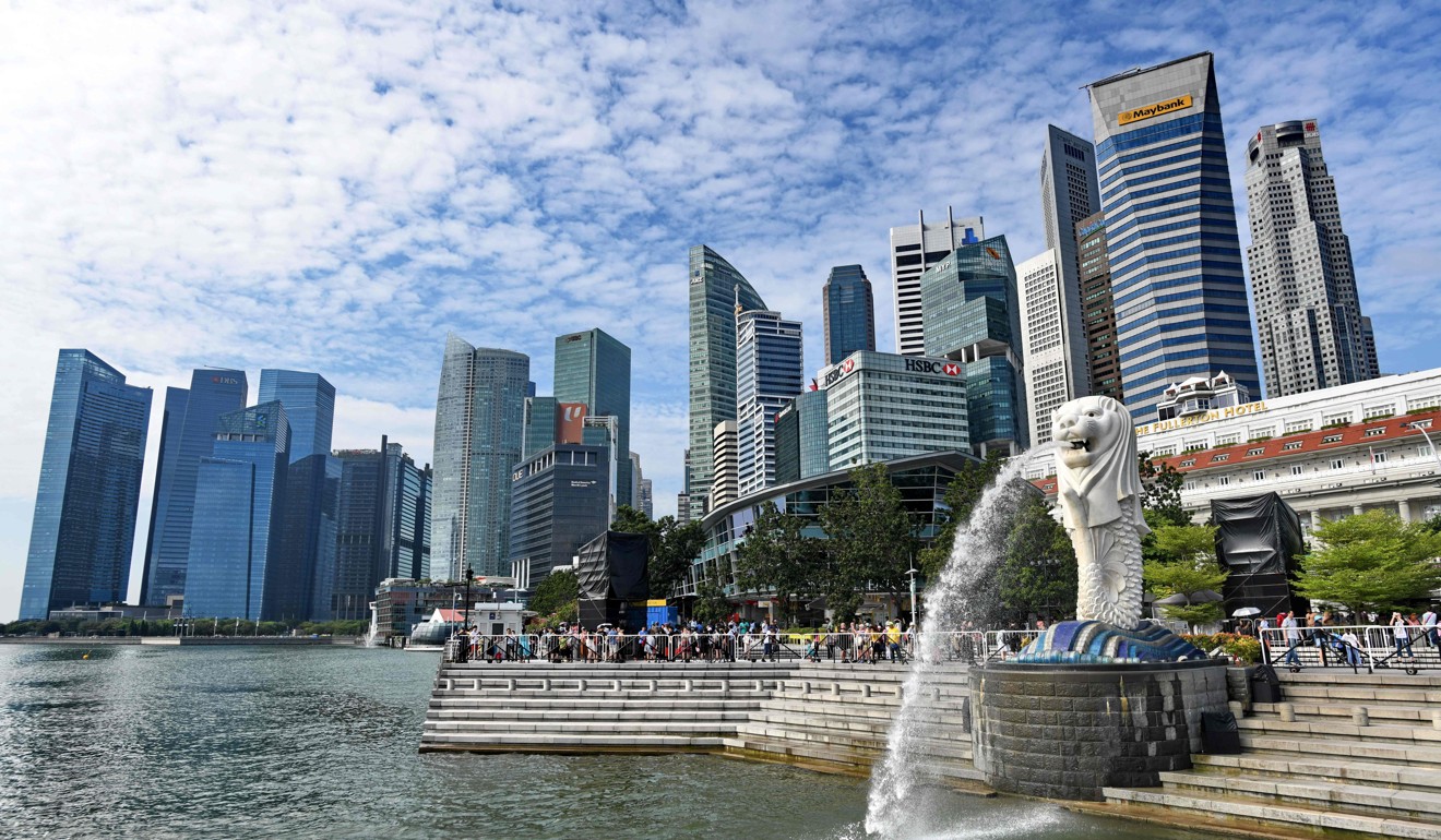 The Singapore skyline. Photo: AFP