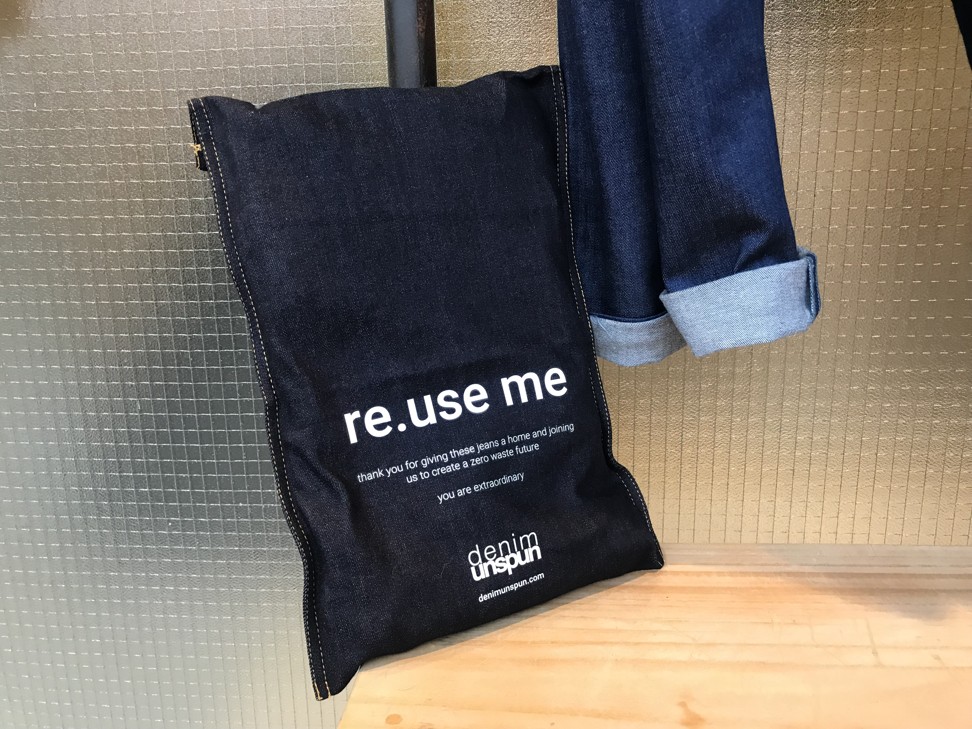 Unsun is currently using waste fabric from the manufacturing process to make reusable bags. Photo: Handout