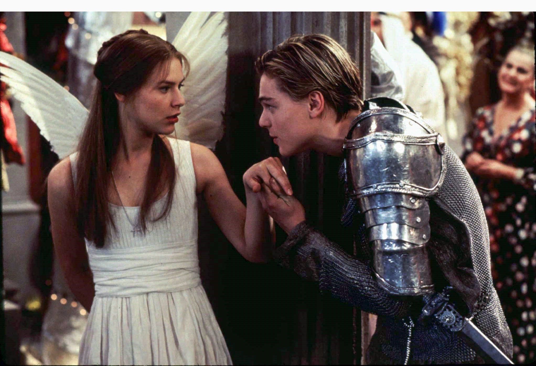 Leonardo DiCaprio and Claire Danes play the star-crossed lovers in Baz Lurhmann’s 1996 Hollywood version of ‘Romeo and Juliet’. Photo: Reuters