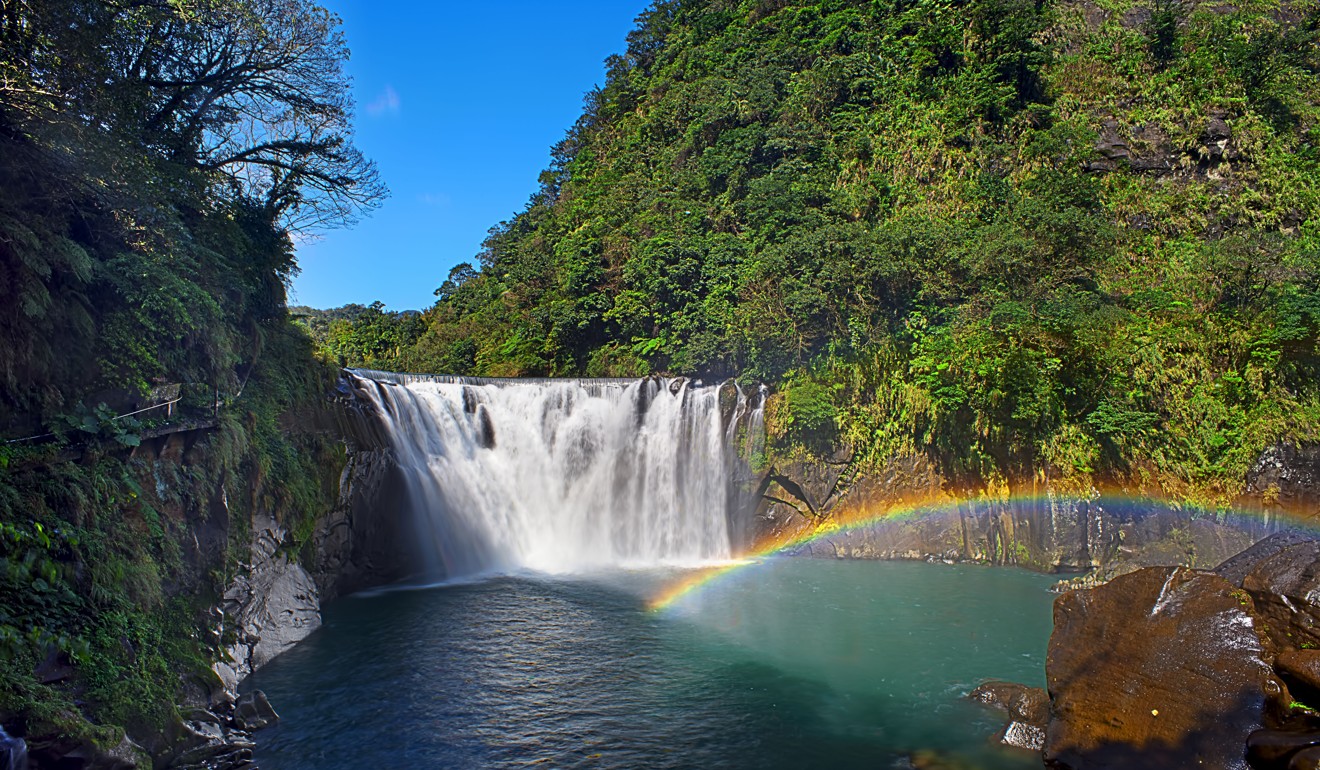 A majestically beautiful waterfall in Taiwan. Photo: Alamy