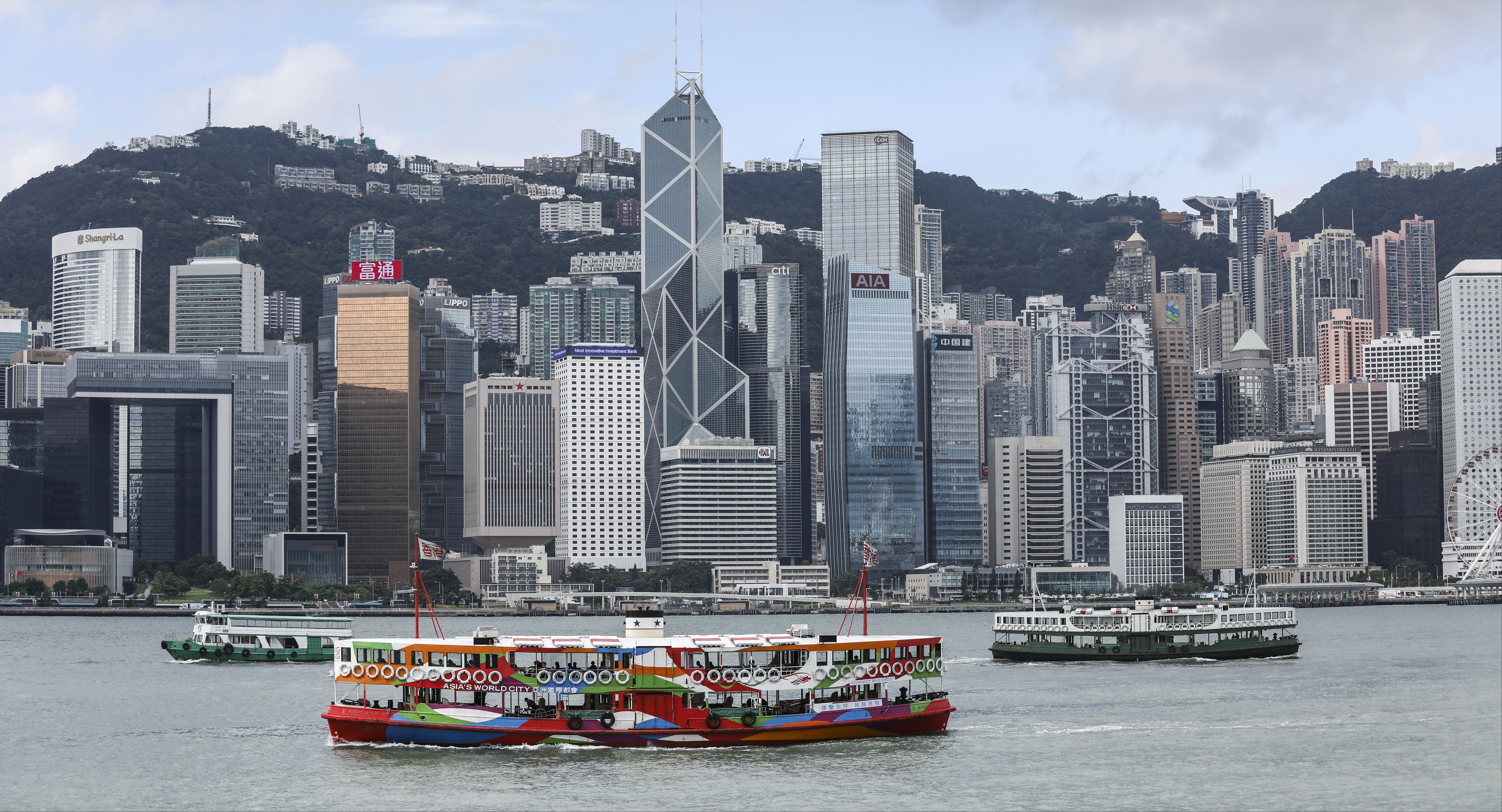 Hong Kong’s iconic Star Ferry vessels sail across Victoria Harbour in front of the financial district in Central. China’s government plans to transform Hong Kong and 10 cities around the Pearl River Delta into a thriving global centre of technology, innovation and economic vibrancy. Photo: Dickson Lee