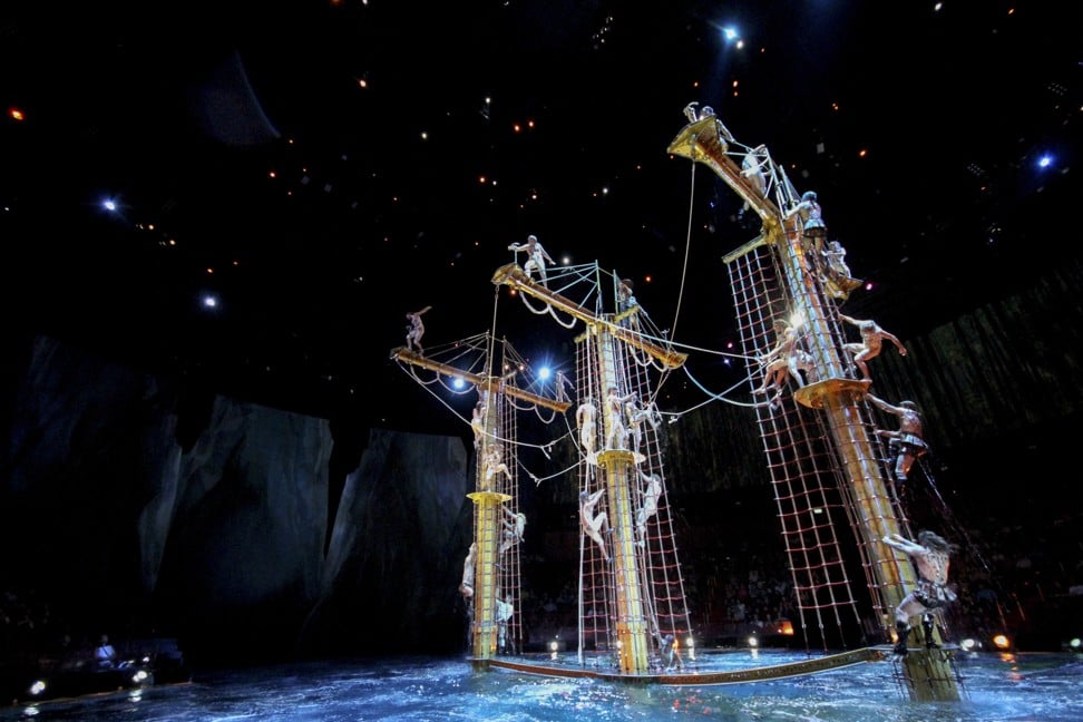 Performers take part in The House of Dancing Water. Photo: James Wendlinger