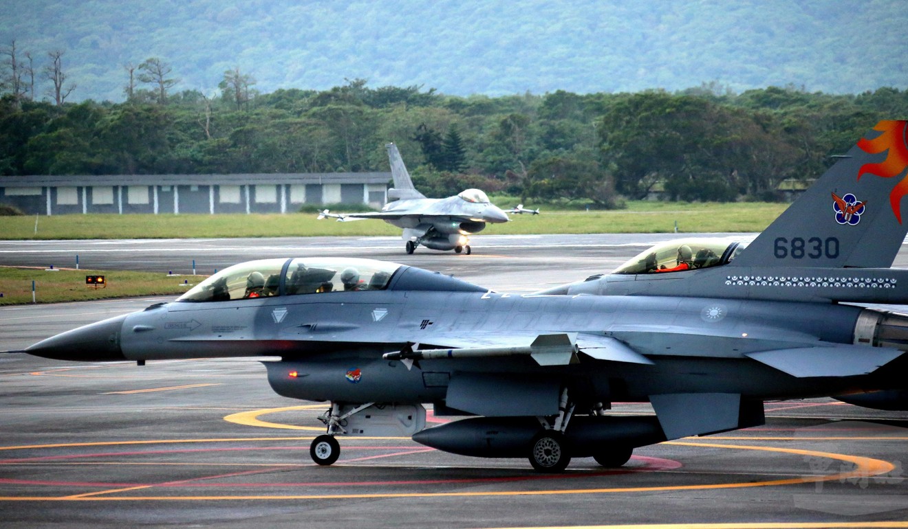 The US deal with Taipei includes a pilot training programme and maintenance/logistics support for F-16 aircraft. Photo: EPA
