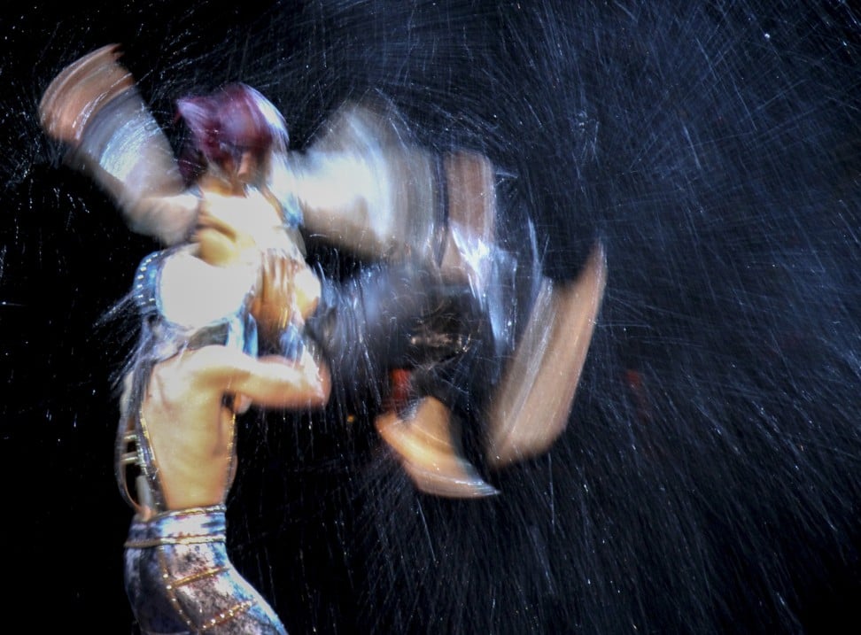 Acrobats perform during The House of Dancing Water. Photo: James Wendlinger