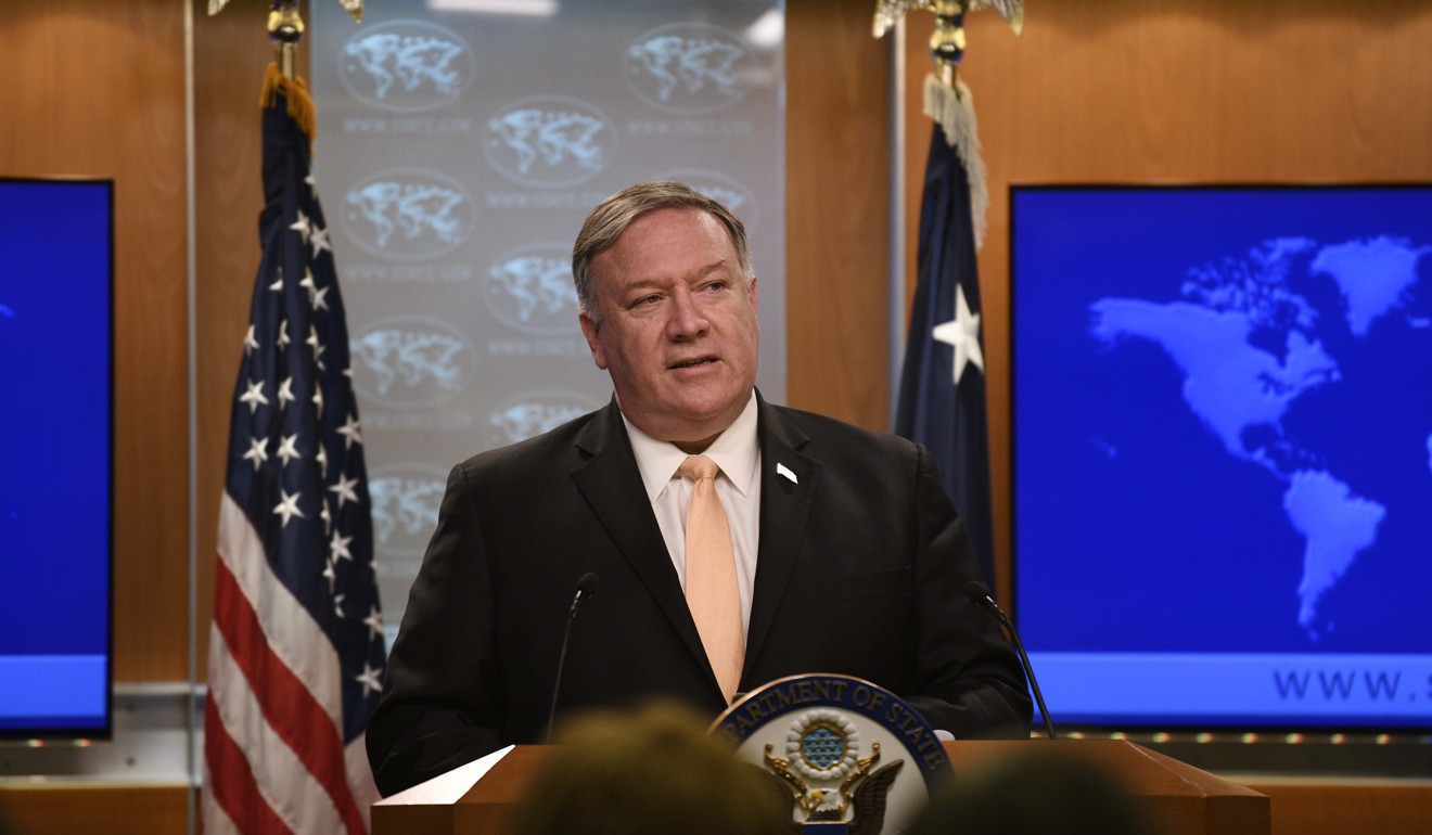US Secretary of State Mike Pompeo announced a US$113 million infrastructure development programme for the Indo-Pacific region last year. Photo: Xinhua