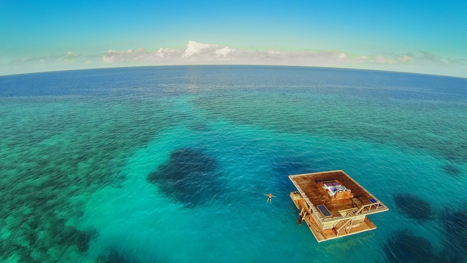 Stay the night underwater at Manta Resort