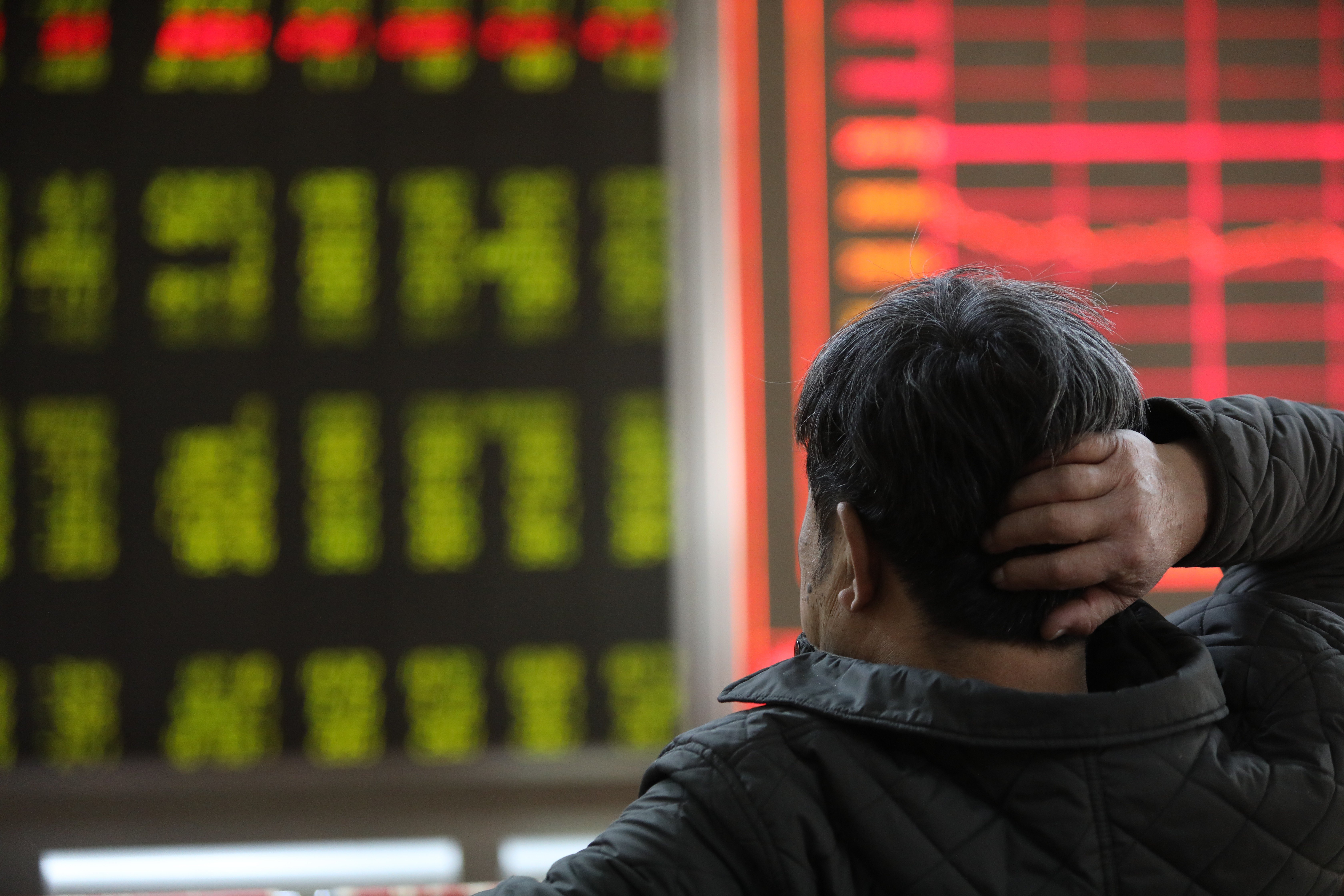 A stock brokerage in Beijing on November 20, 2018. Photo: Simon Song