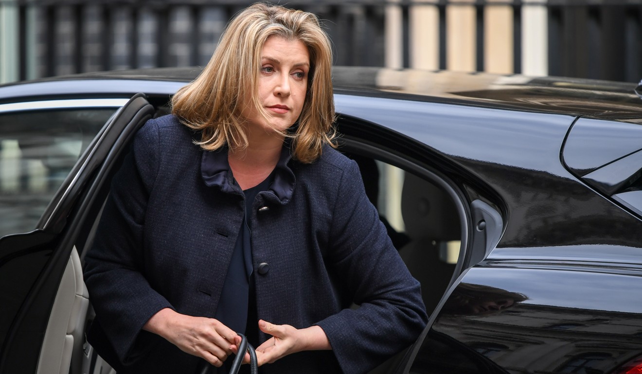 Penny Mordaunt arriving for the weekly cabinet meeting on Tuesday, April 23, 2019. Photo: Bloomberg