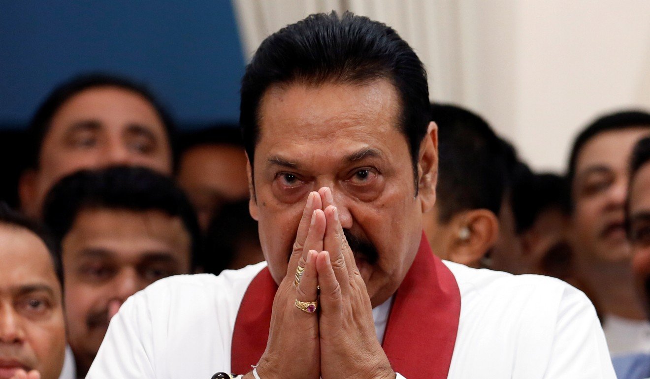 Sri Lanka's former President Mahinda Rajapaksa. photo: Reuters