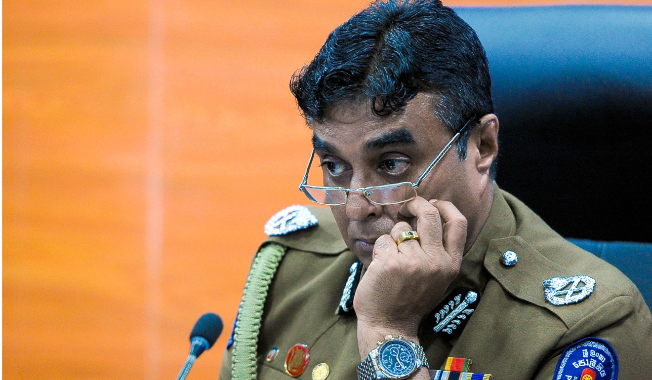 Pujith Jayasundara had refused to quit as Sri Lanka’s chief of police. Photo: AFP