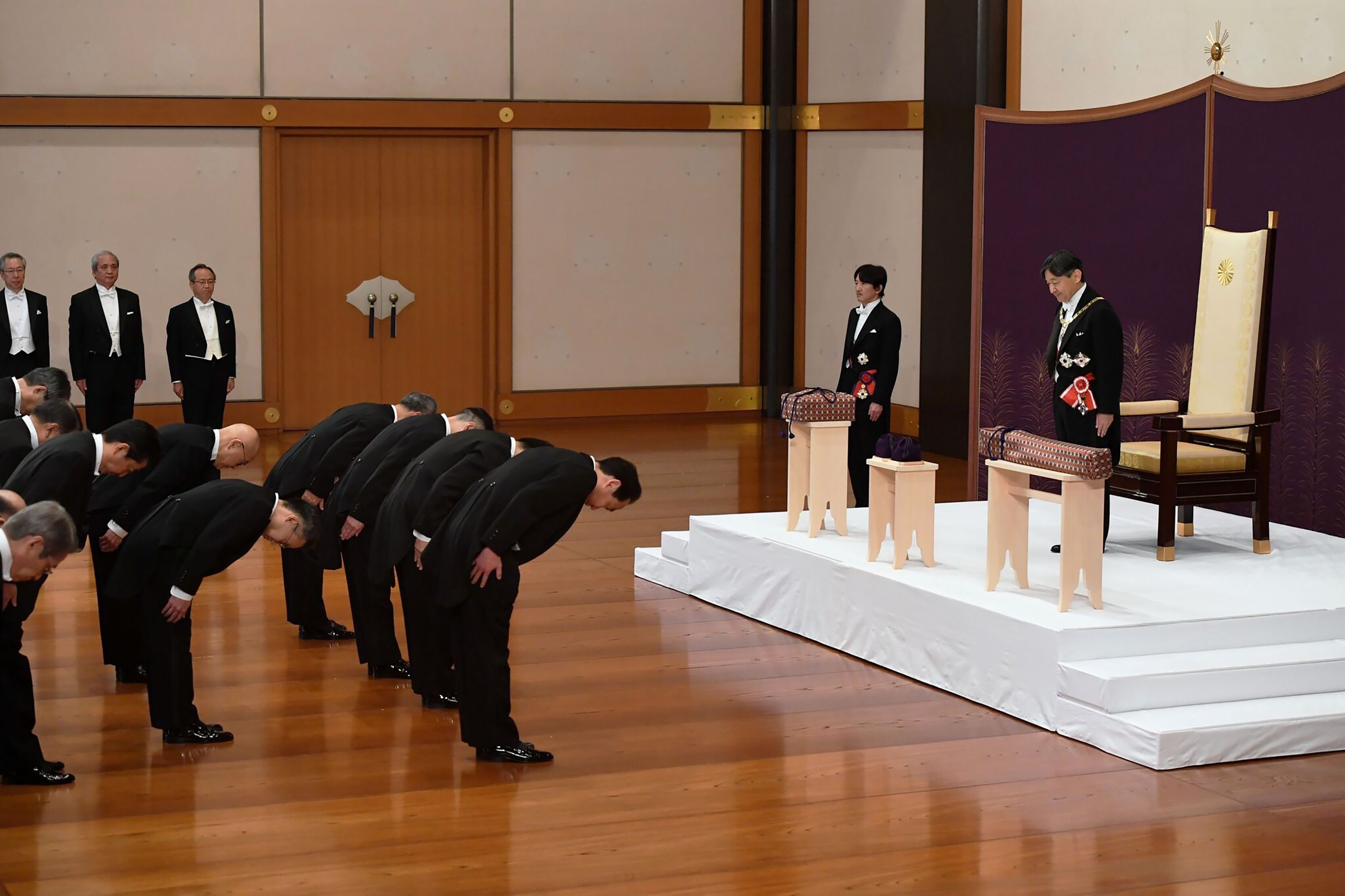 Japanese Emperor Naruhito has a dinner date with the sun goddess