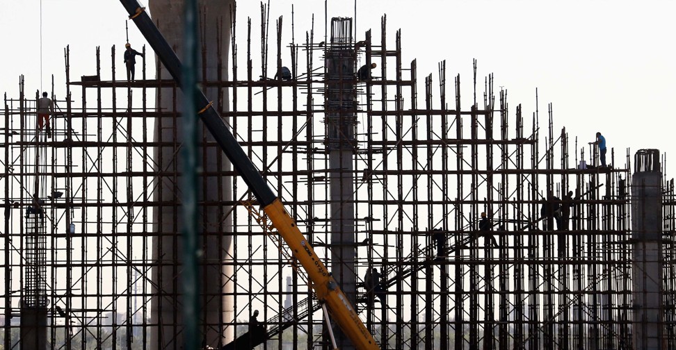 Much of China’s construction boom has been debt-fuelled, leading to concerns over the sustainability of many projects. Photo: Reuters