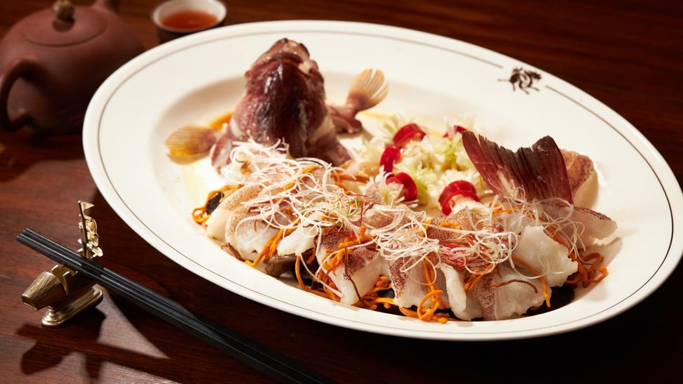 Steamed spotted grouper with cloud fungus, red dates and enoki mushroom is one of the delights that will be served by guest chef Tang Chi Keung at the Spring Moon Chinese restaurant at The Peninsula Hong Kong.