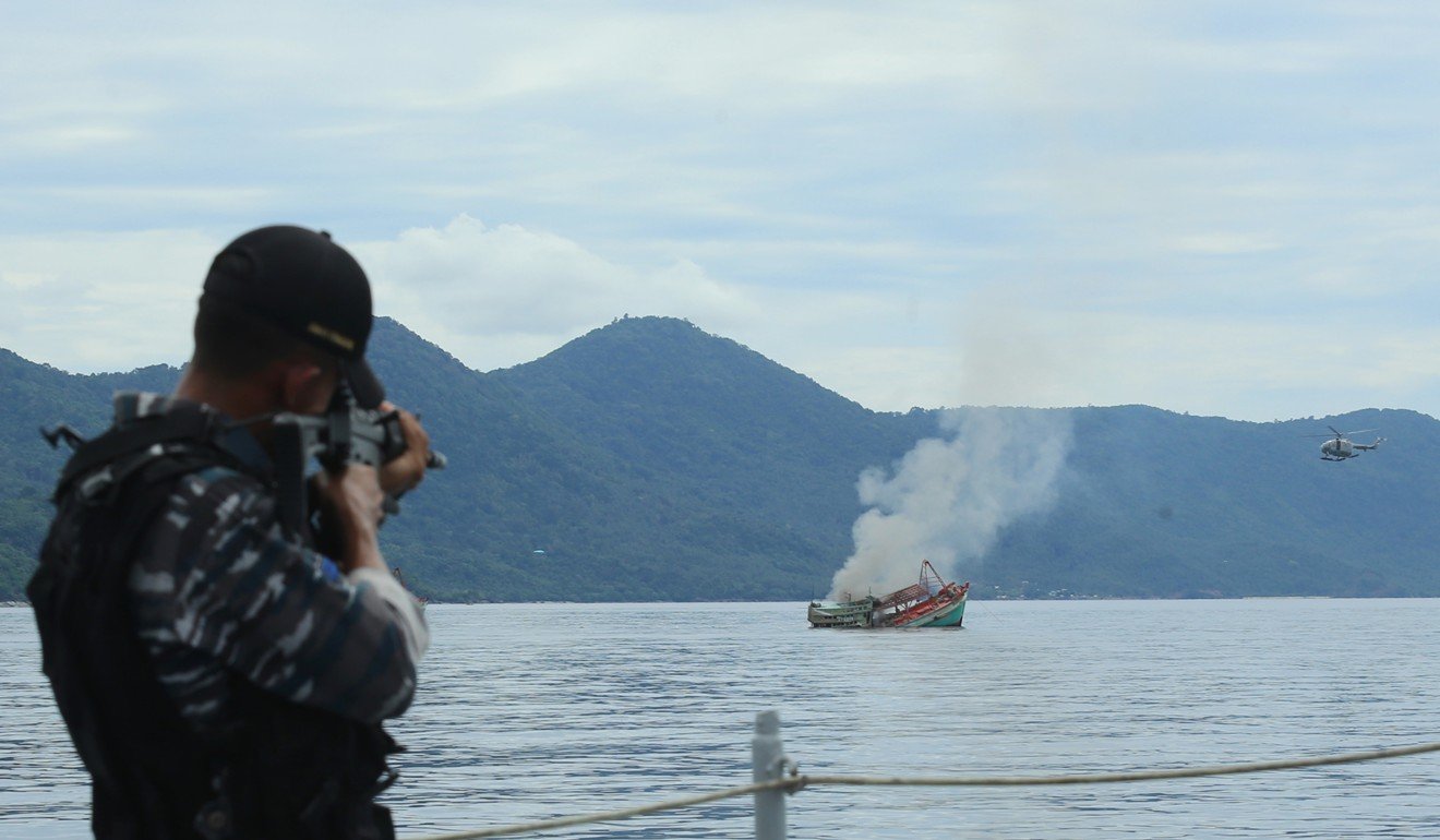 Indonesia sinks 51 foreign boats to fight illegal fishing, The Independent