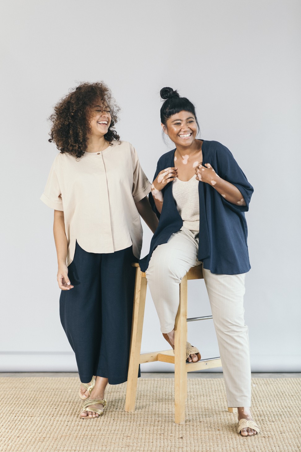 Two models in Malaysian label Whimsigirl.