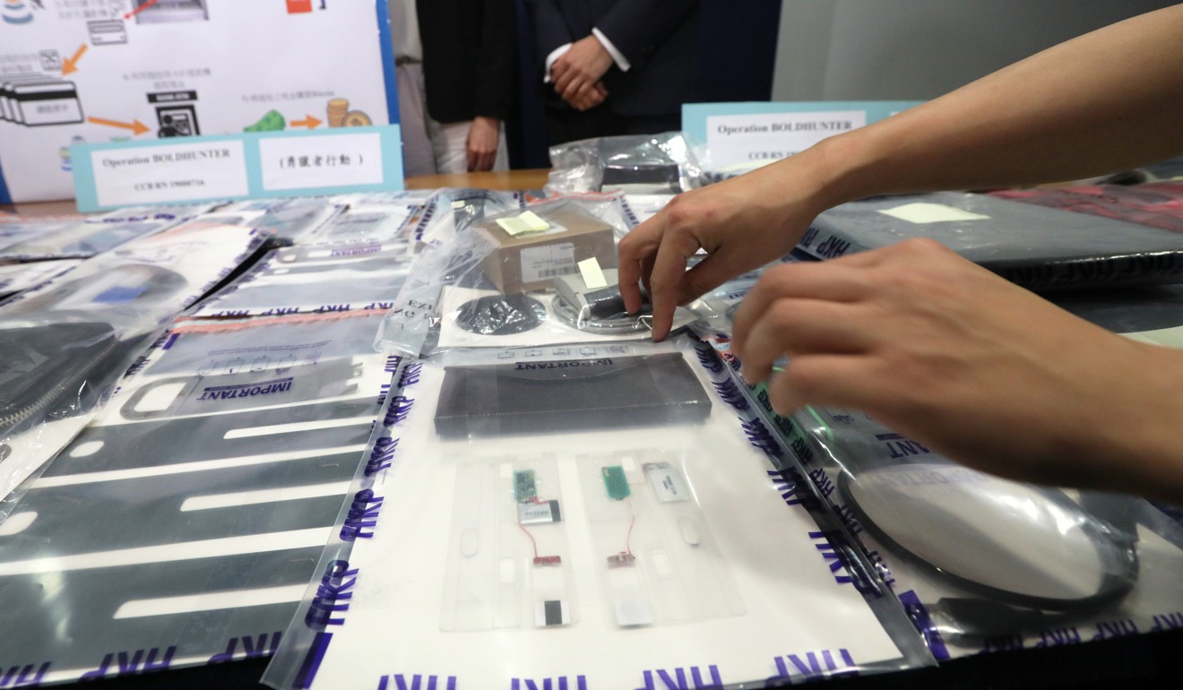 A law enforcement source said the gang targeted AEON Credit Service (Asia) because the company was using magnetic strips to store card details. Photo: Felix Wong