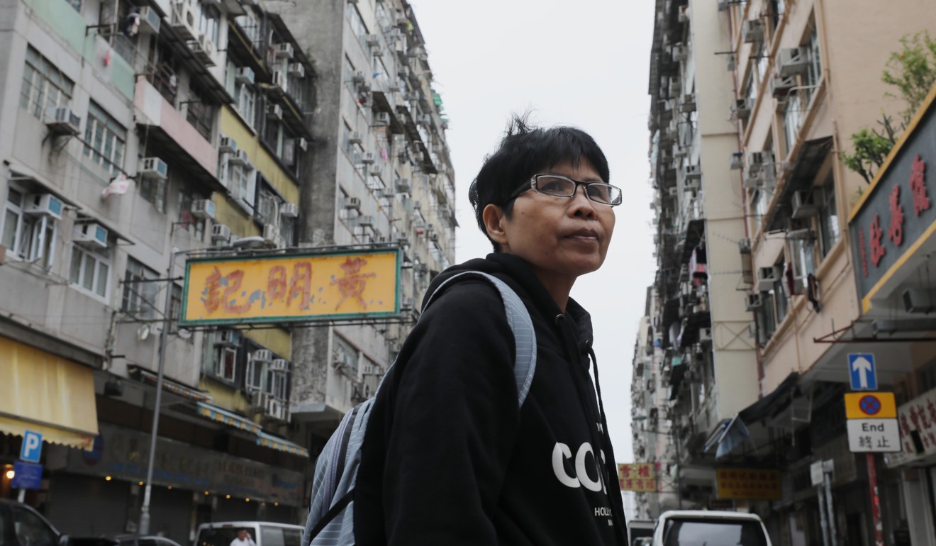 Phobsuk Gasing, chairwoman of the Thai Migrant Workers’ Union, pictured in Kowloon City. Photo: Dickson Lee