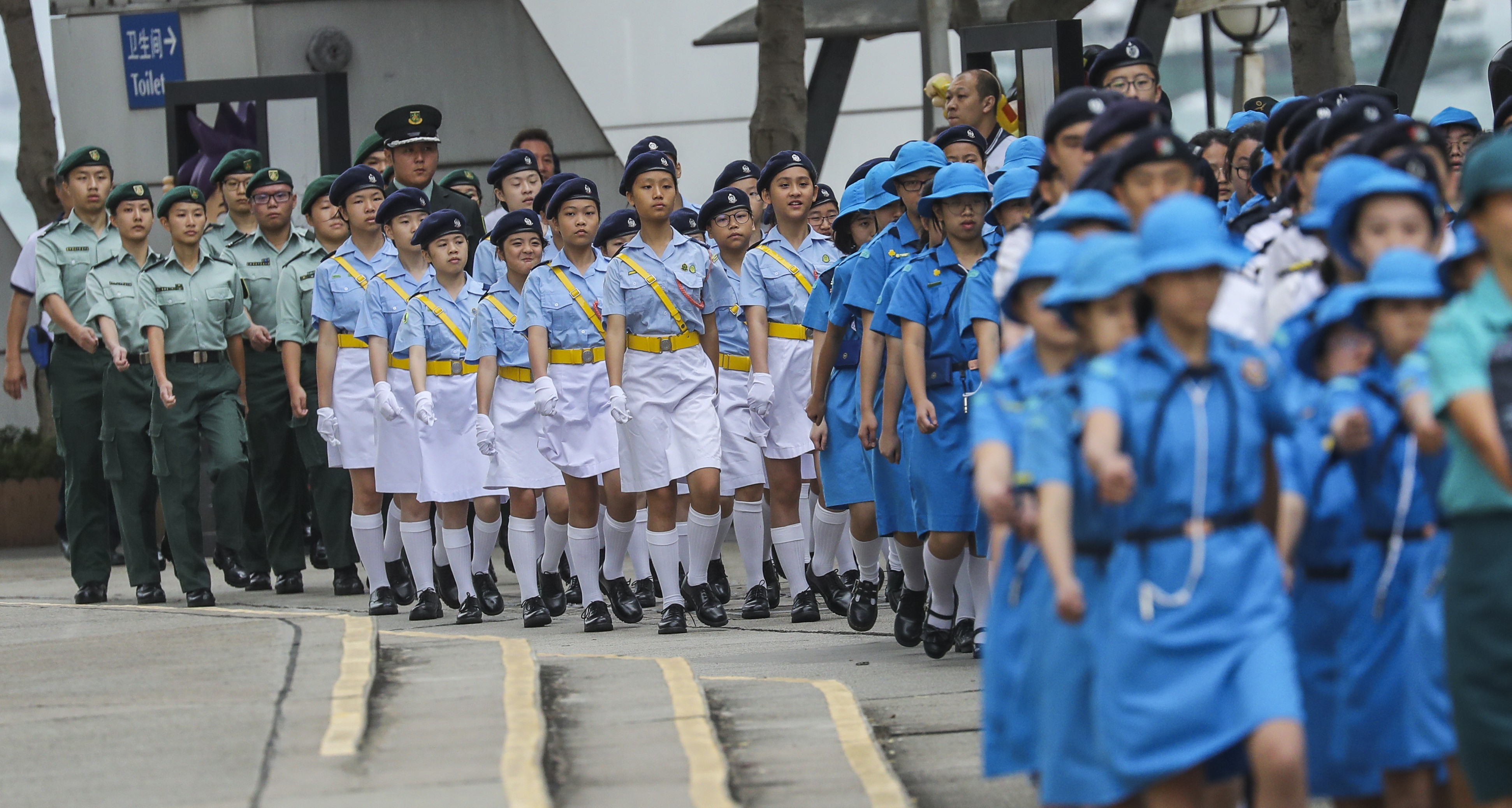 Hong Kong Cadet Groups Switch From British Military Drills To