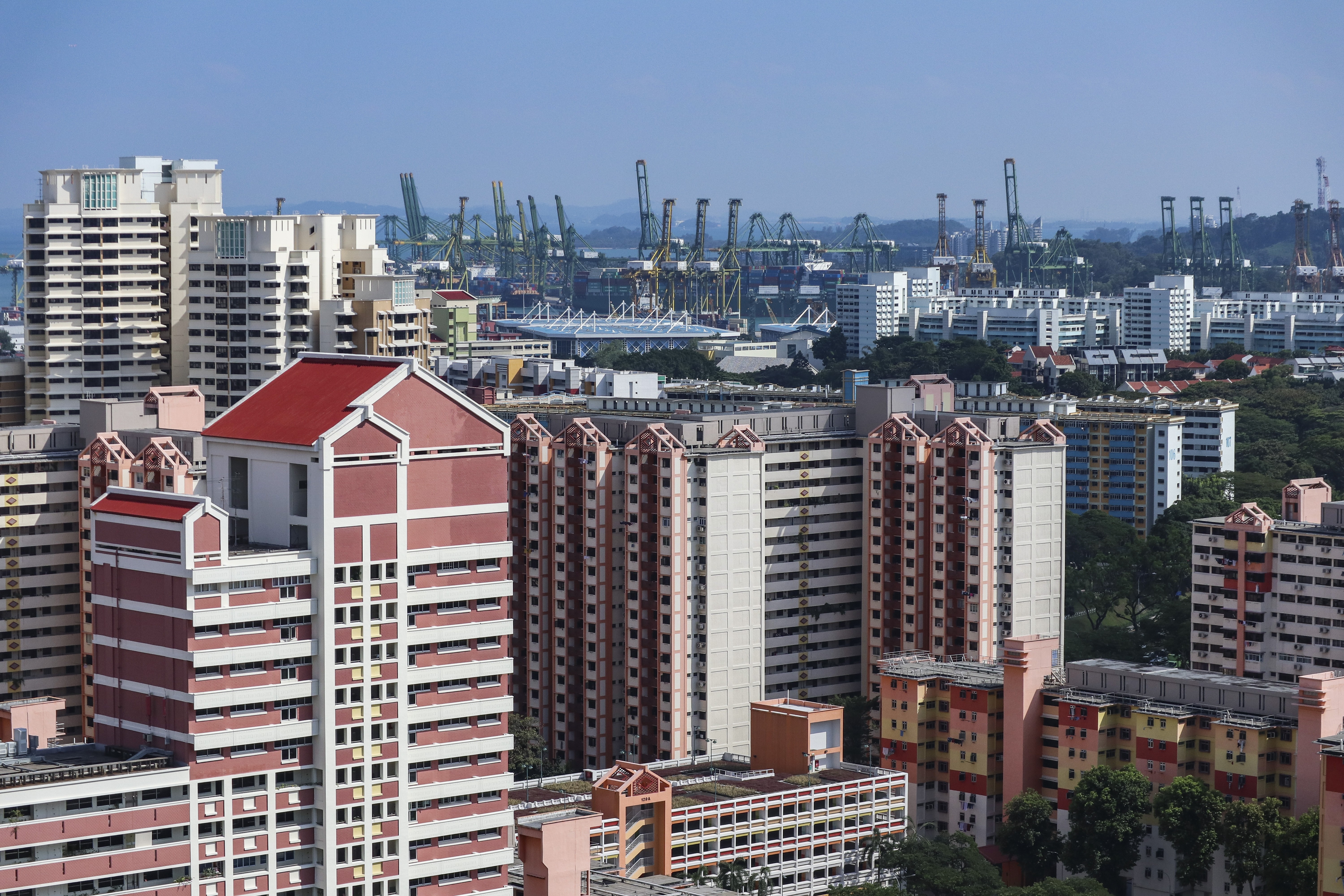 Public housing in Singapore by its Housing and Development Board. Photo: Roy Issa