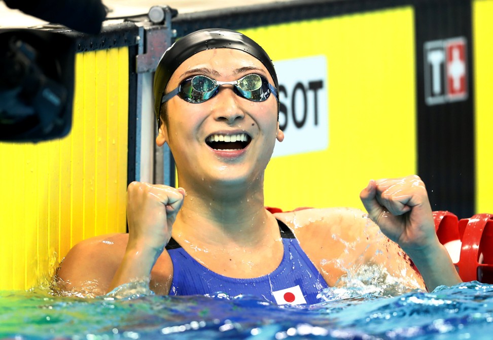 Japanese swimmer Rikako Ikee at the 2018 Asian Games. The 18-year-old was diagnosed with leukaemia earlier this year. Photo: Reuters