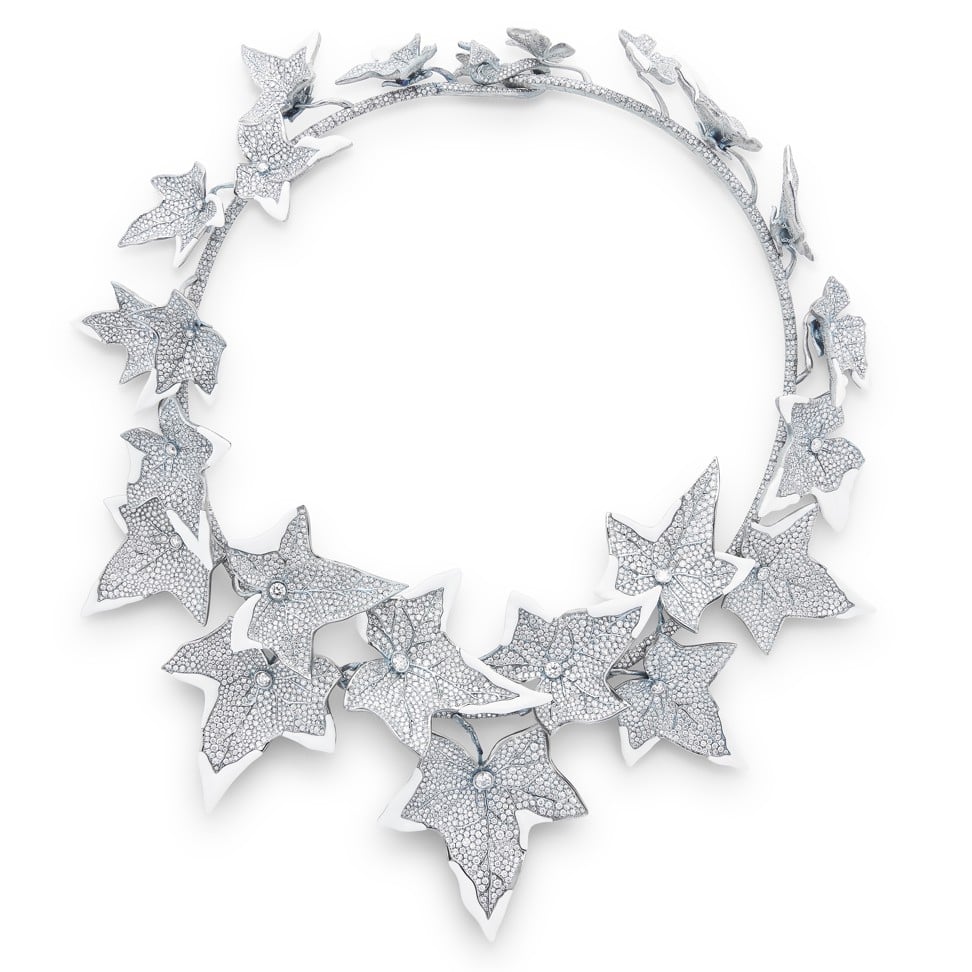Boucheron's Lierre Givré necklace