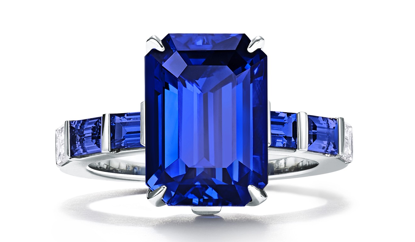 A Sri Lankan sapphire ring from Tiffany & Co.