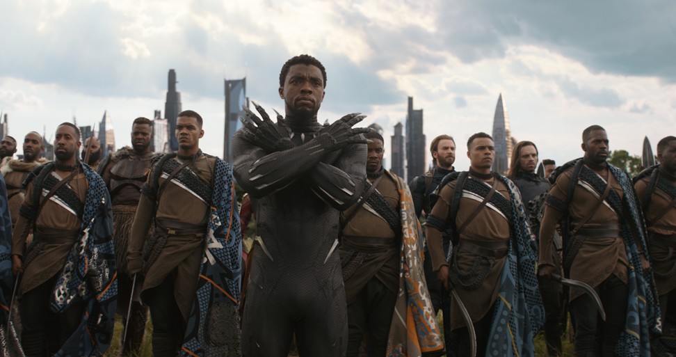 Chadwick Boseman in the role of Black Panther in Avengers: Infinity War. Photo: Marvel Studios