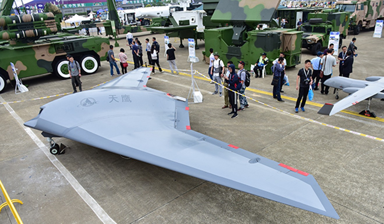 A Chinese stealth drone. The report warned that autonomous versions of such weapons would increase the risk of combat. Photo: China Aerospace Science & Industry Corporation