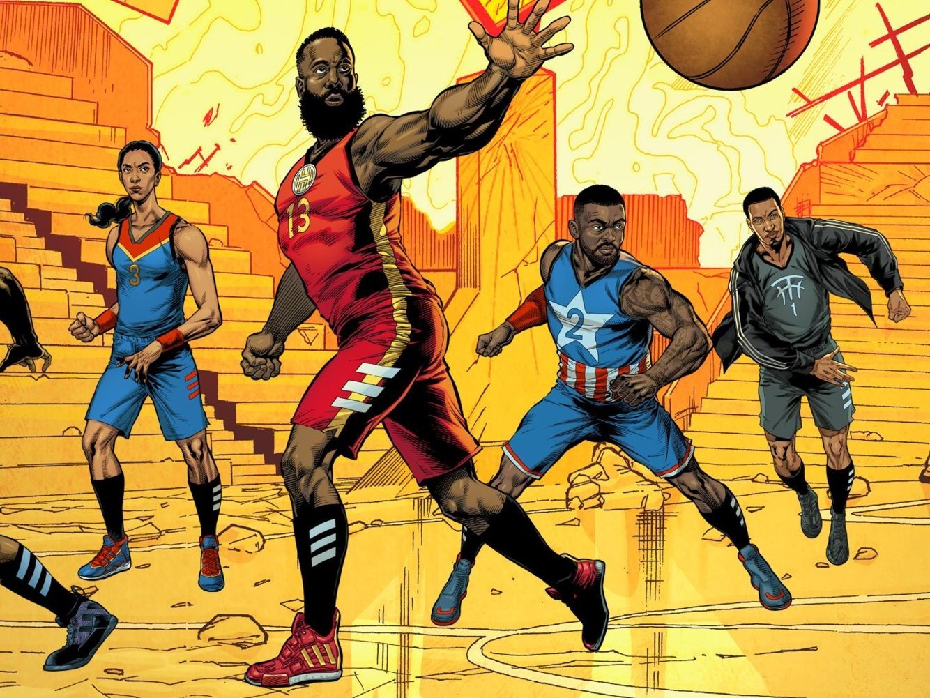 Adidas has teamed up with Marvel to launch a limited-edition collection of basketball sneakers. Inspired by Marvel superheroes, the ‘Heroes Among Us’ Collection uses the sneaker styles of some of its signature athletes – James Harden, Damian Lillard, John Wall, Candace Parker and Tracy McGrady – to create a six-sneaker collection.