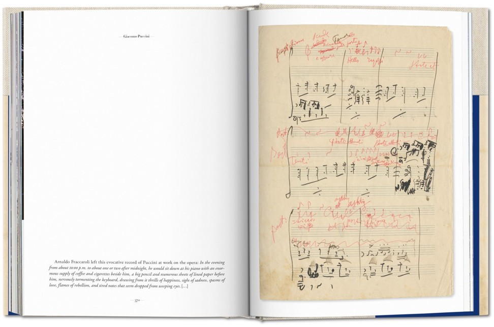 A musical excerpt from The Magic of Handwriting. Photo: Taschen