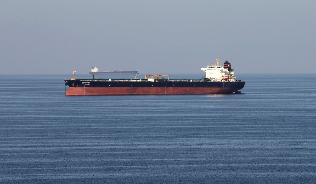 Oil tankers pass through the Strait of Hormuz. Photo: Reuters