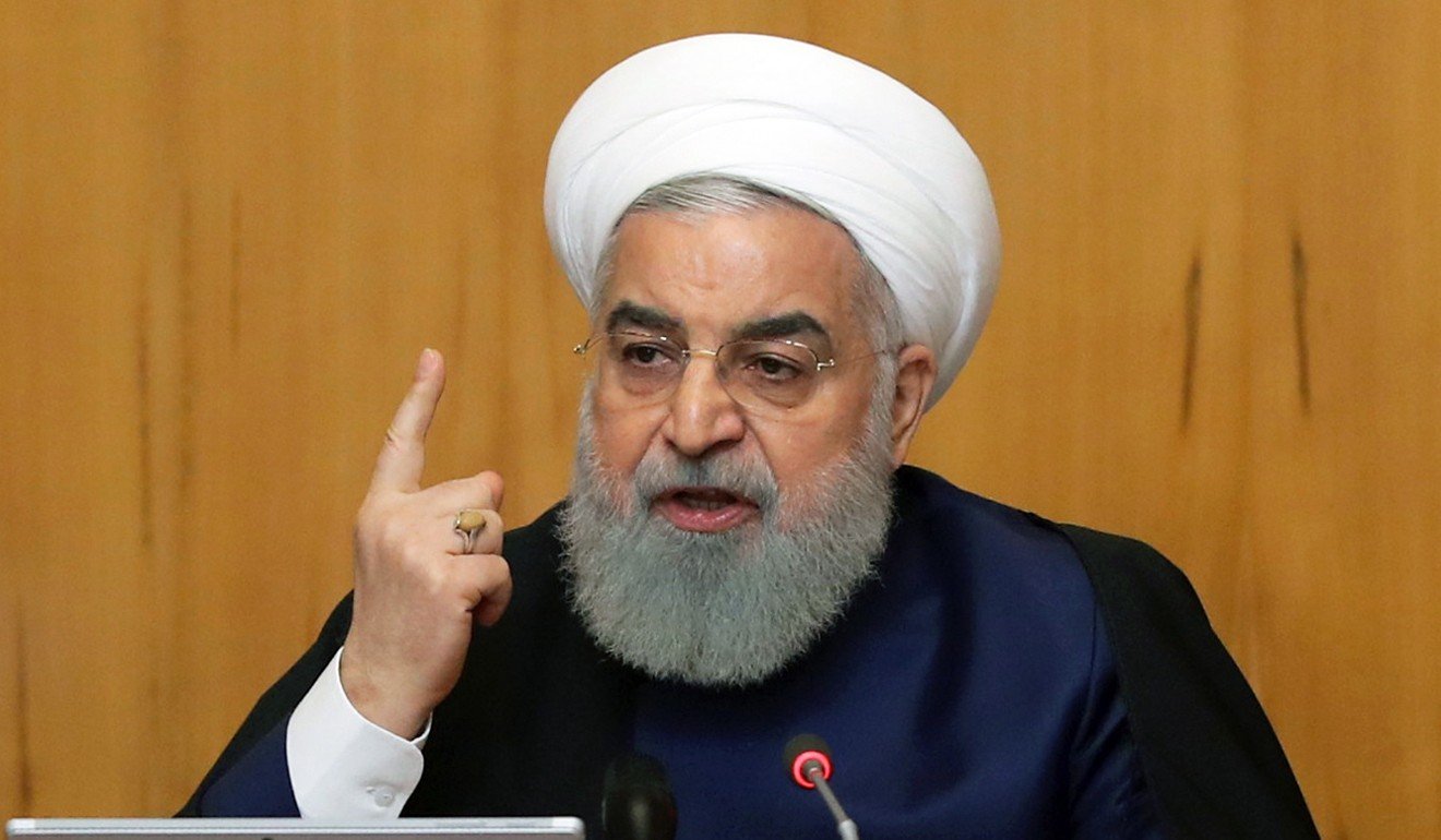 A handout photo made available by the Iranian Presidency Office shows Iran's President Hassan Rouhani. Photo: EPA-EFE