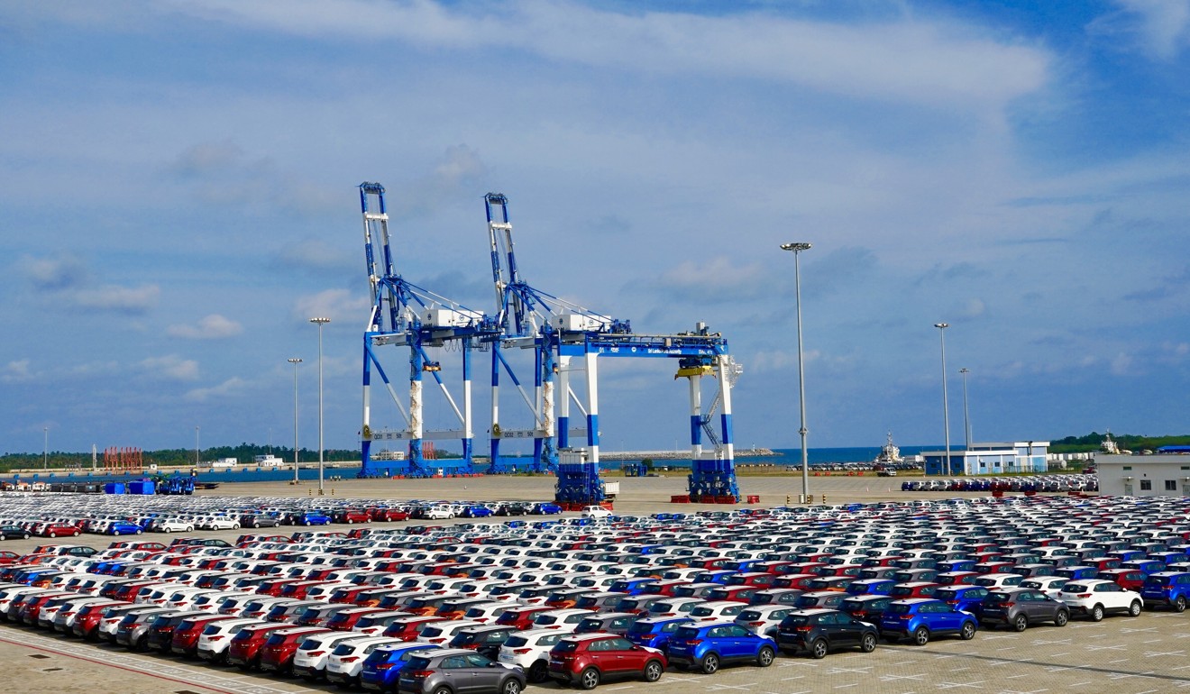 The Hambantota Port in Sri Lanka. Photo: Xinhua