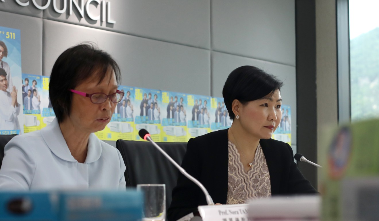 Nora Tam (left), with Gilly Wong, says employers should pay close attention during video interviews. Photo: Xiaomei Chen